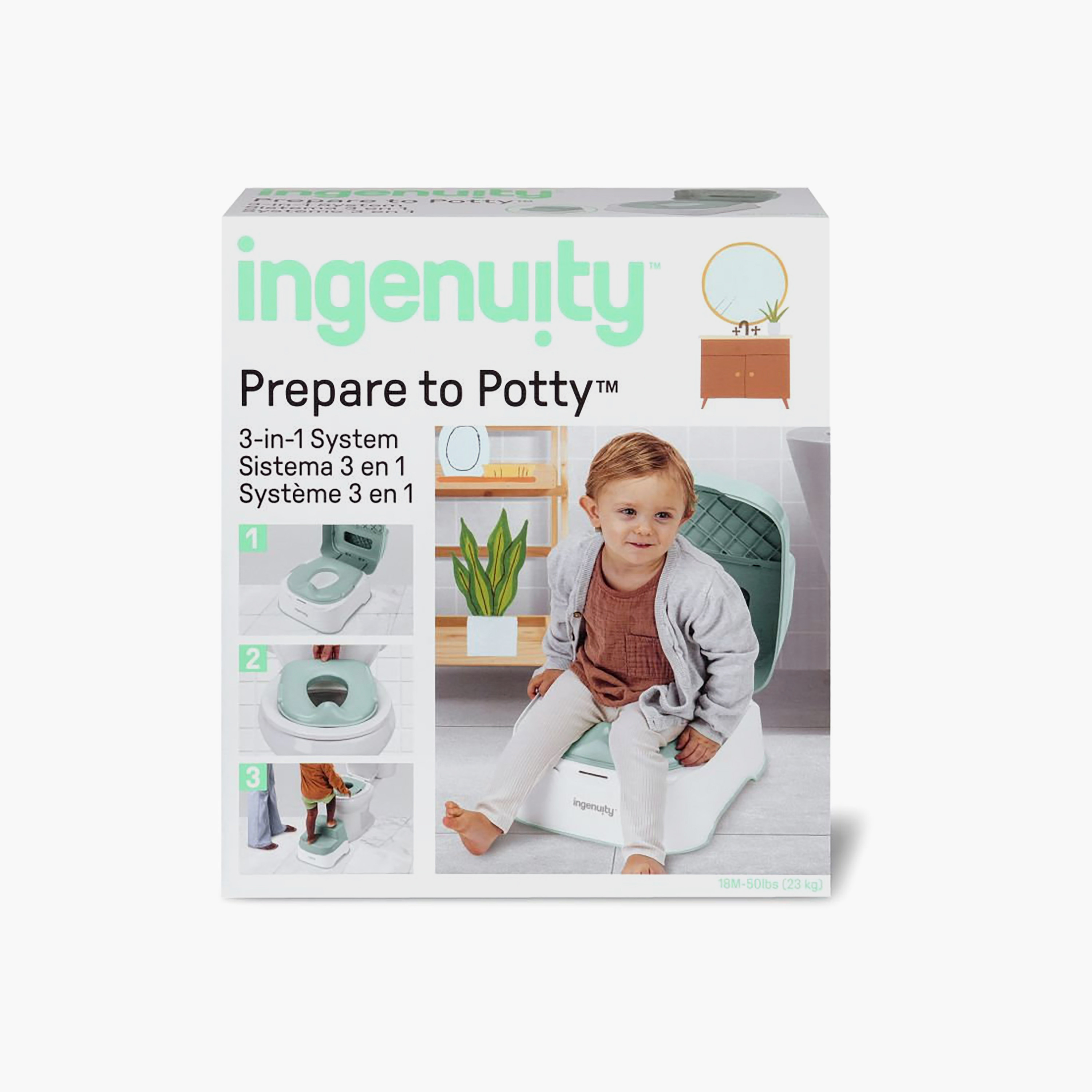 Ingenuity Prepare to Potty 3-in-1 Potty Training System- 18–60 Months-baby-diapering-pottytraining-image-9