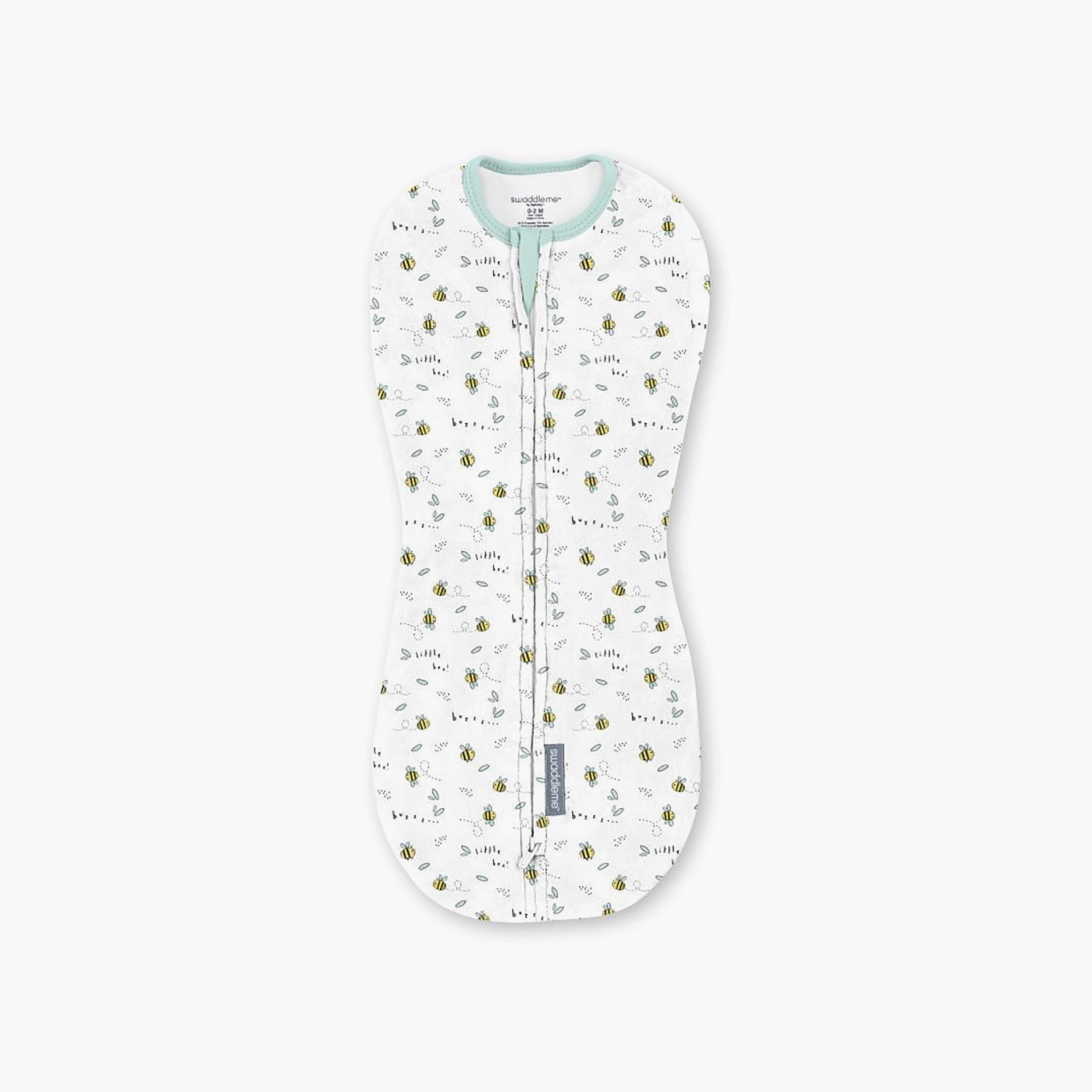 Ingenuity 2-Piece 1.0 TOG SwaddleMe Pod Swaddle - Little Bees - 0-2 Months-baby-nursery-blanketsandswaddles-swaddlesandsleepingbags-image-3