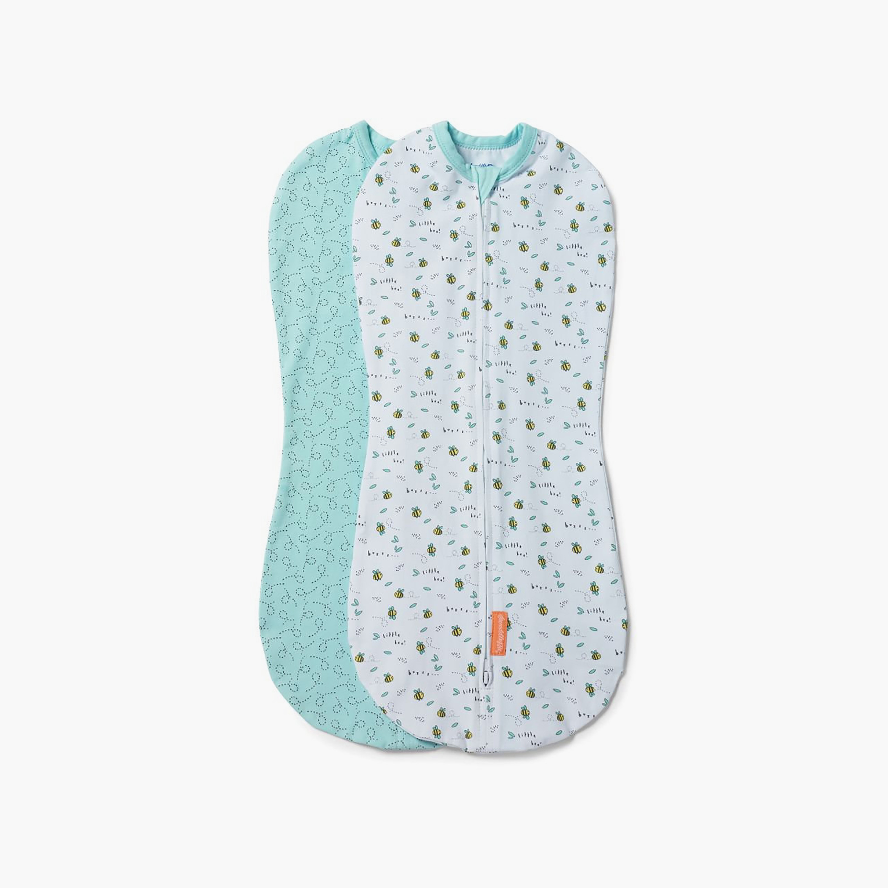 Ingenuity 2-Piece 1.0 TOG SwaddleMe Pod Swaddle - Little Bees - 0-2 Months-baby-nursery-blanketsandswaddles-swaddlesandsleepingbags-image-4
