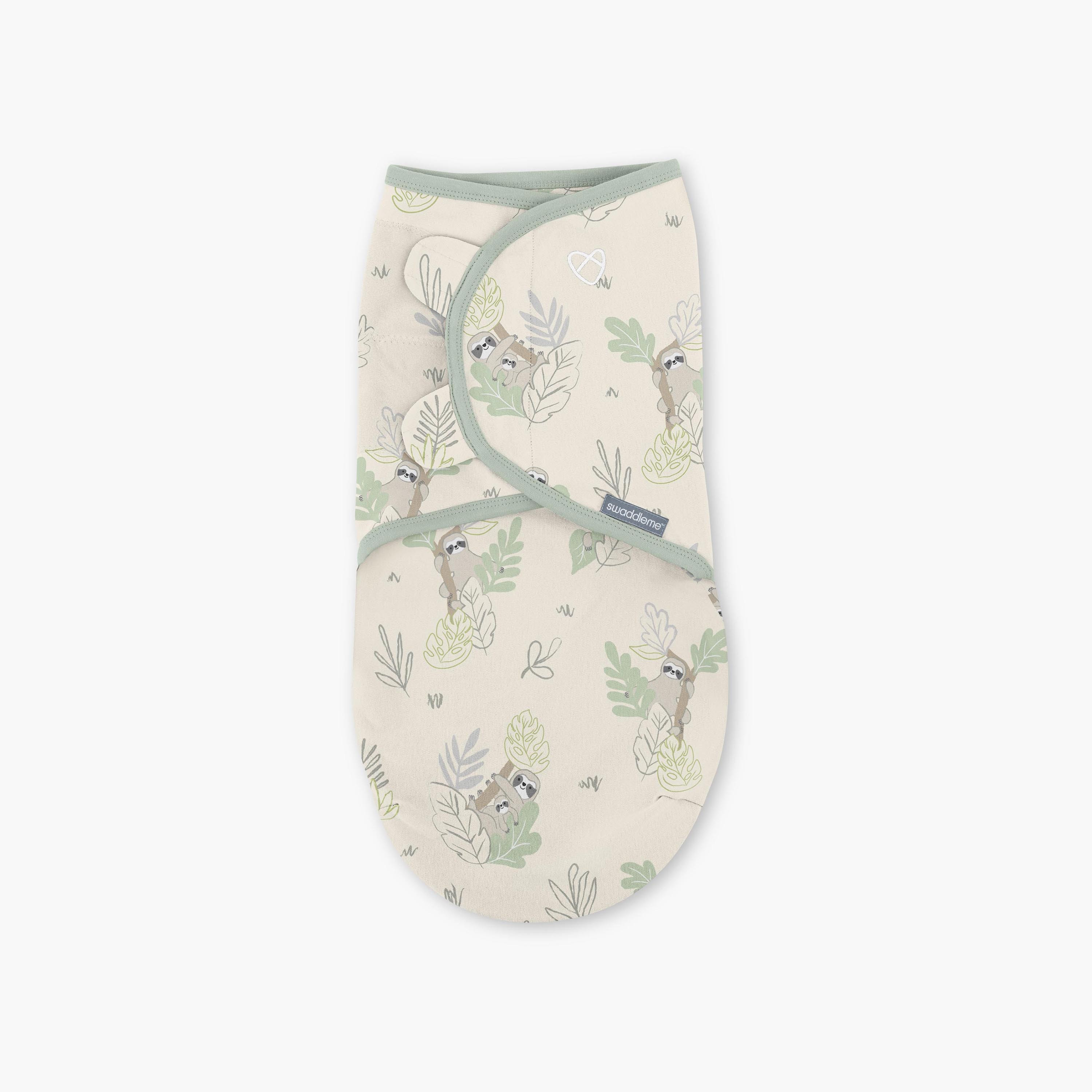 Ingenuity 2-Piece 1.0 TOG SwaddleMe Swaddle - Peekaboo Sloth - 0-3 Months-baby-nursery-blanketsandswaddles-swaddlesandsleepingbags-image-2