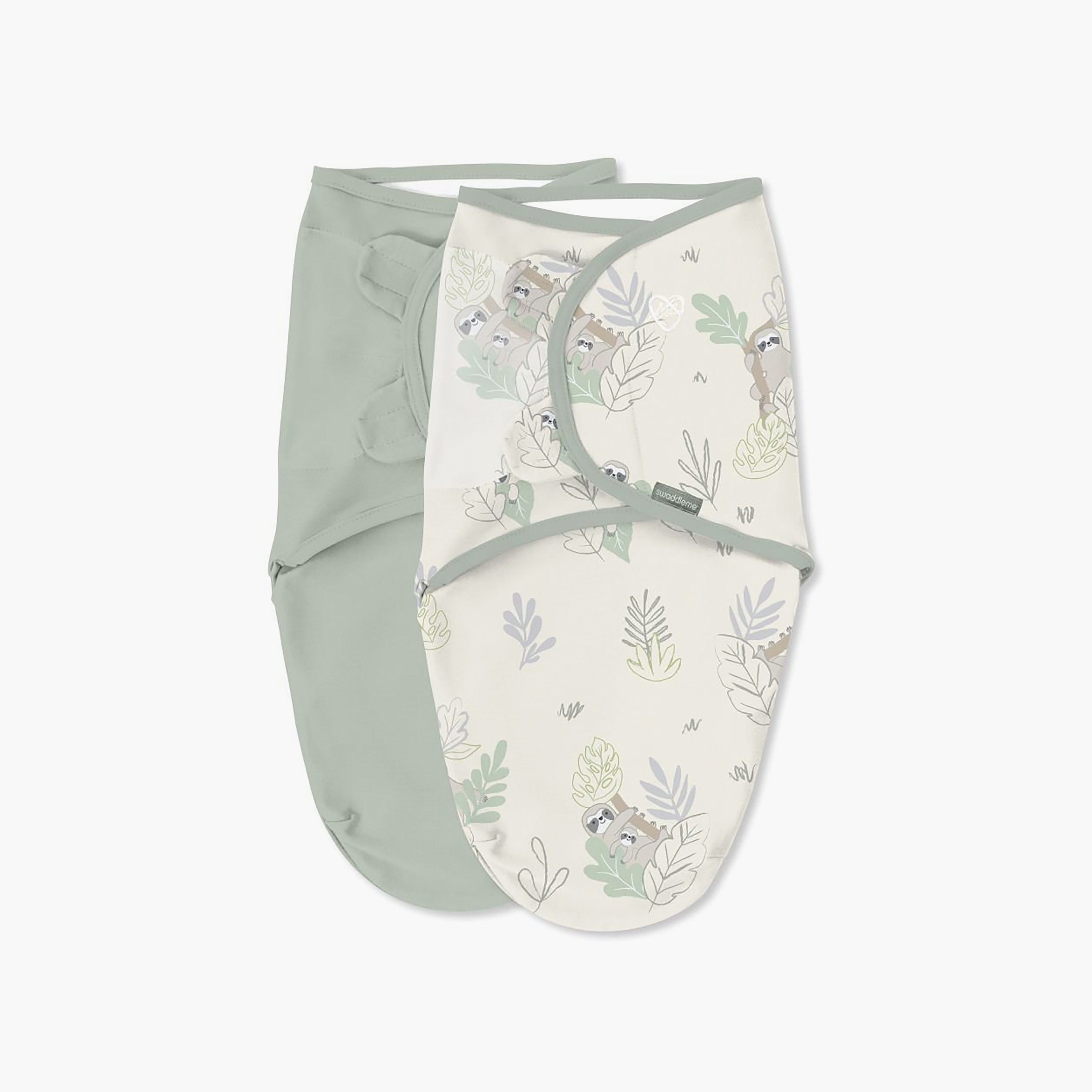 Ingenuity 2-Piece 1.0 TOG SwaddleMe Swaddle - Peekaboo Sloth - 0-3 Months-baby-nursery-blanketsandswaddles-swaddlesandsleepingbags-image-5