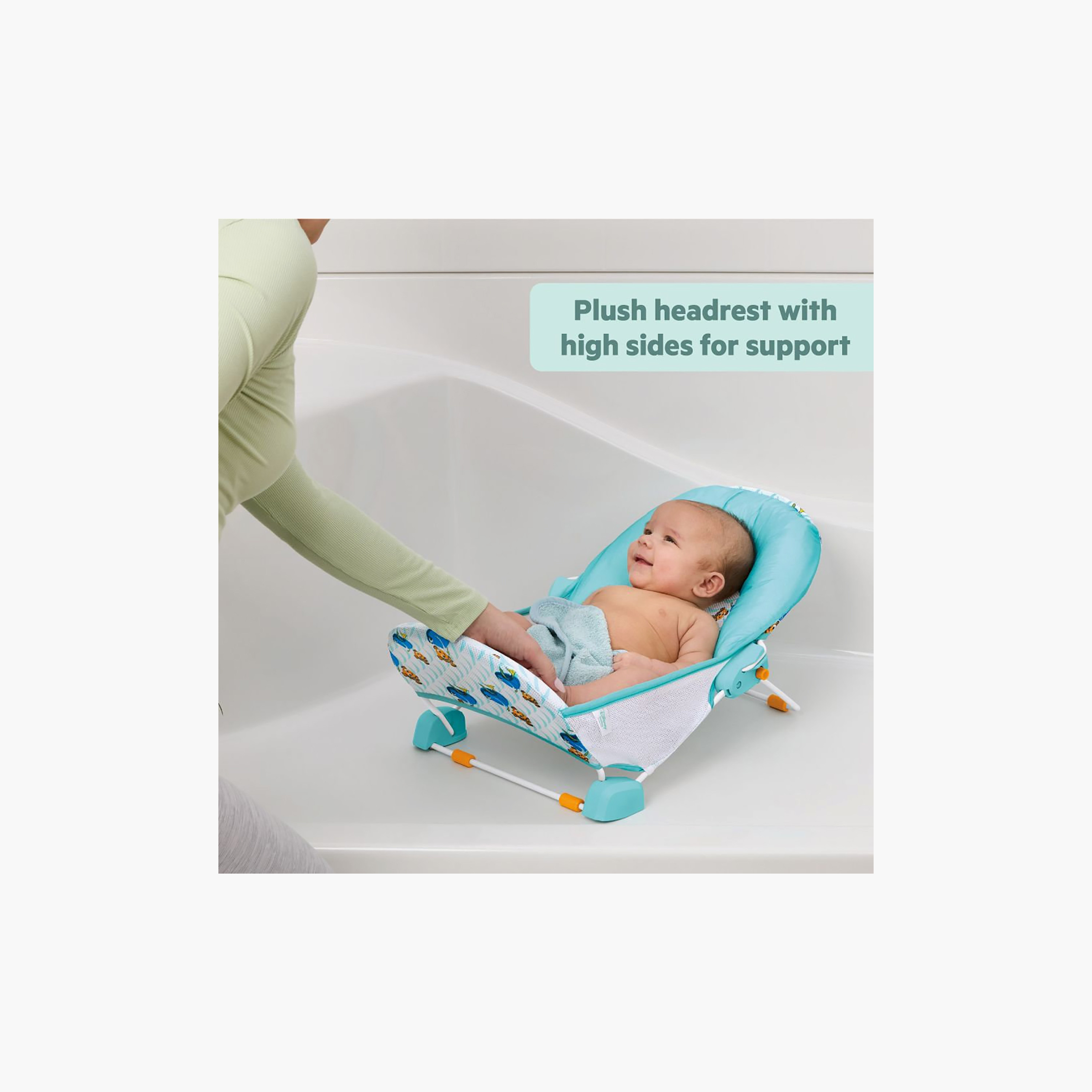 Bright Starts Finding Nemo Foldaway 2-Position Baby Bath Seat - 0-6 Months-baby-bathandcare-bathtubs-image-3