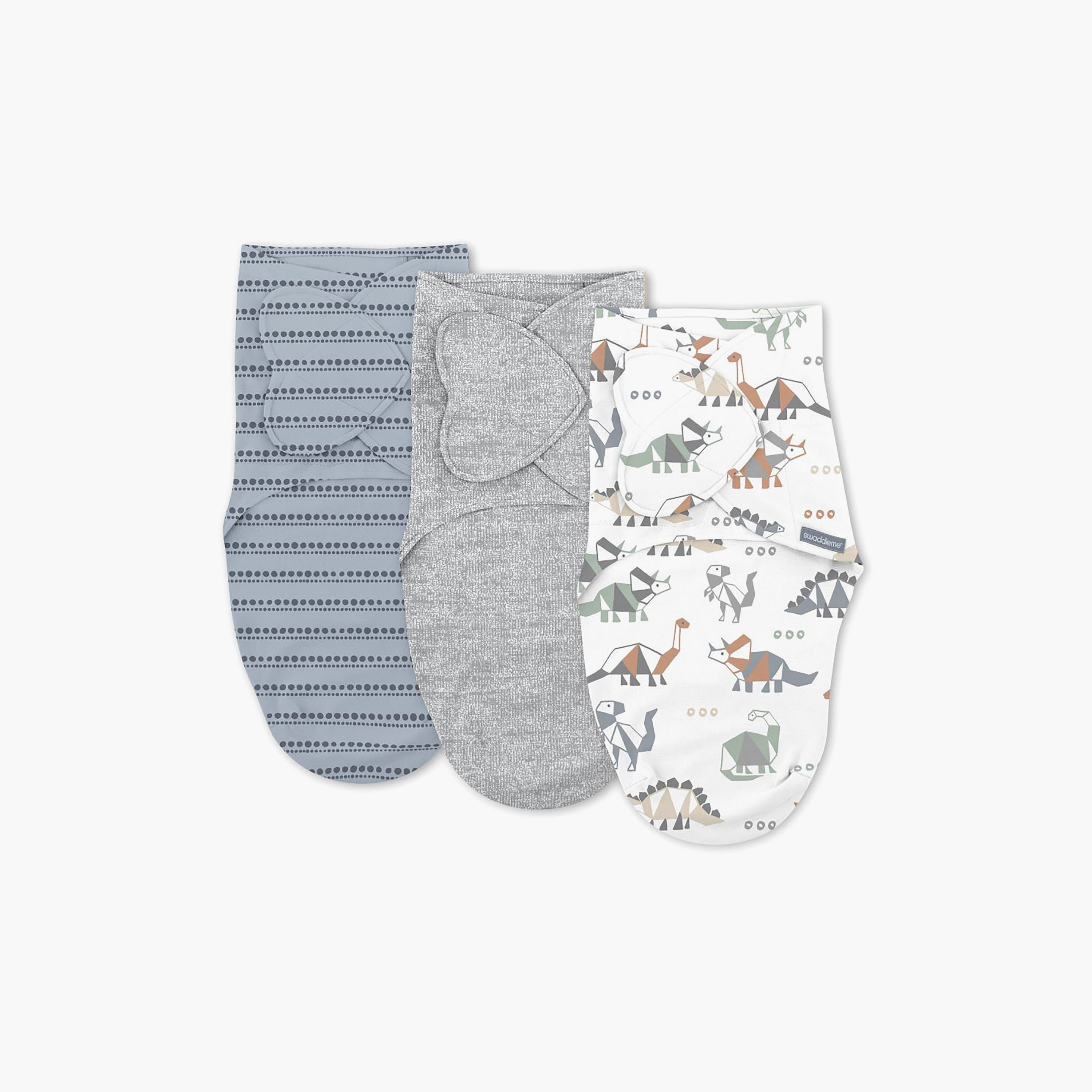 Ingenuity 3-Piece SwaddleMe Swaddle - Dino Mite - 0-3 Months-baby-nursery-blanketsandswaddles-swaddlesandsleepingbags-image-7