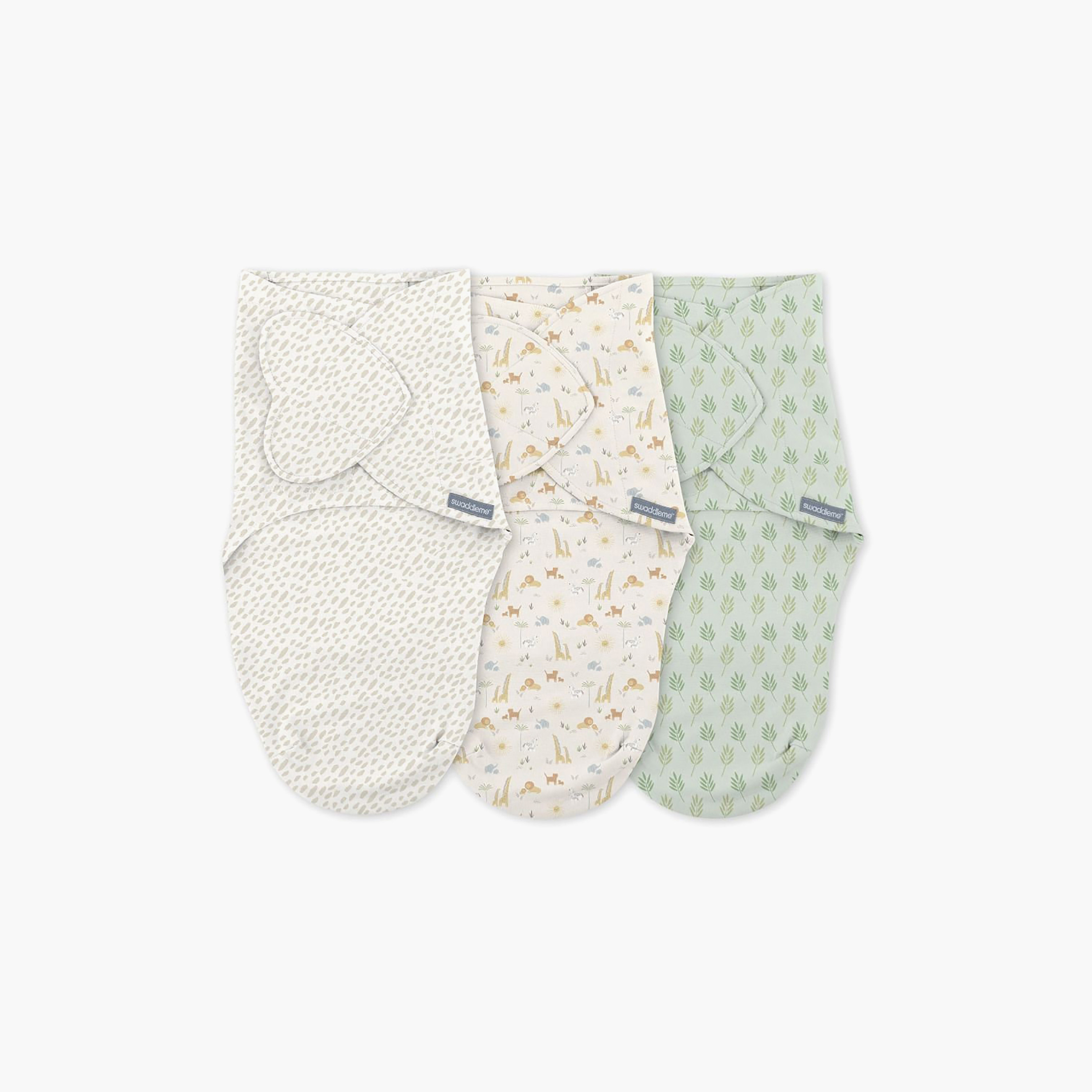 Ingenuity 3-Piece SwaddleMe Swaddle - Safari - 0-3 Months-baby-nursery-blanketsandswaddles-swaddlesandsleepingbags-image-6