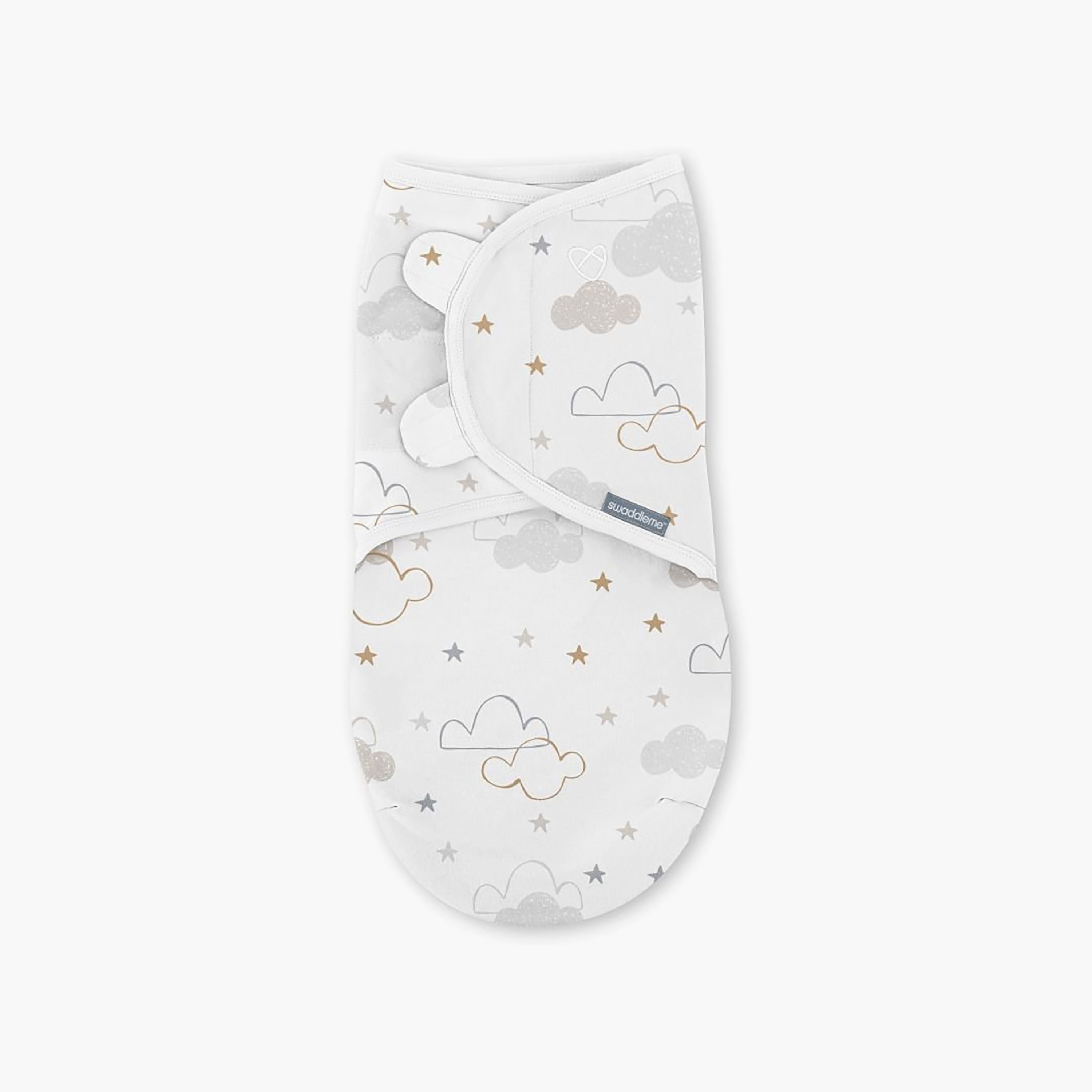 Ingenuity 2-Piece 1.0 TOG Swaddle - Space & Clouds - 0-3 Months-baby-nursery-blanketsandswaddles-swaddlesandsleepingbags-image-2
