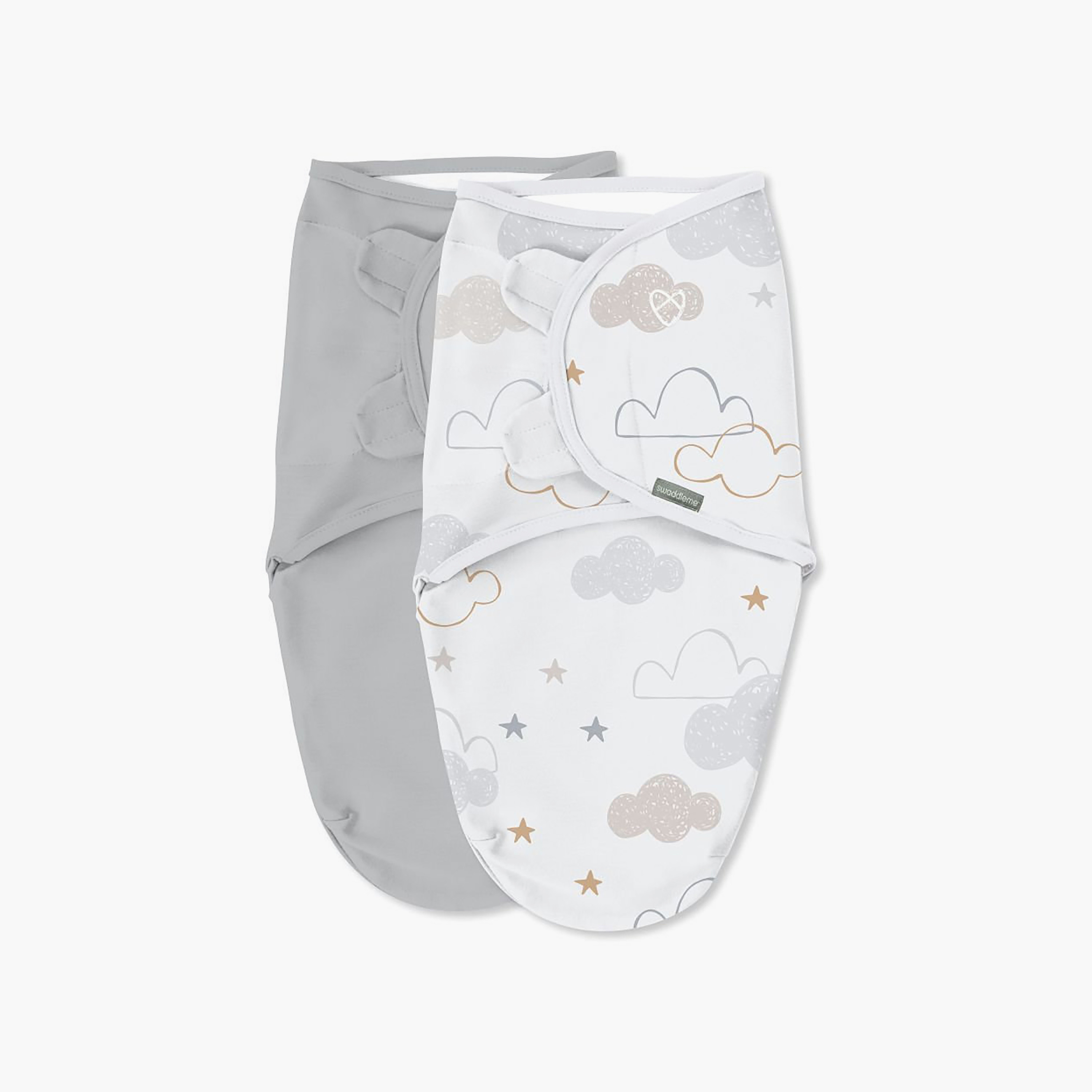 Ingenuity 2-Piece 1.0 TOG Swaddle - Space & Clouds - 0-3 Months-baby-nursery-blanketsandswaddles-swaddlesandsleepingbags-image-6