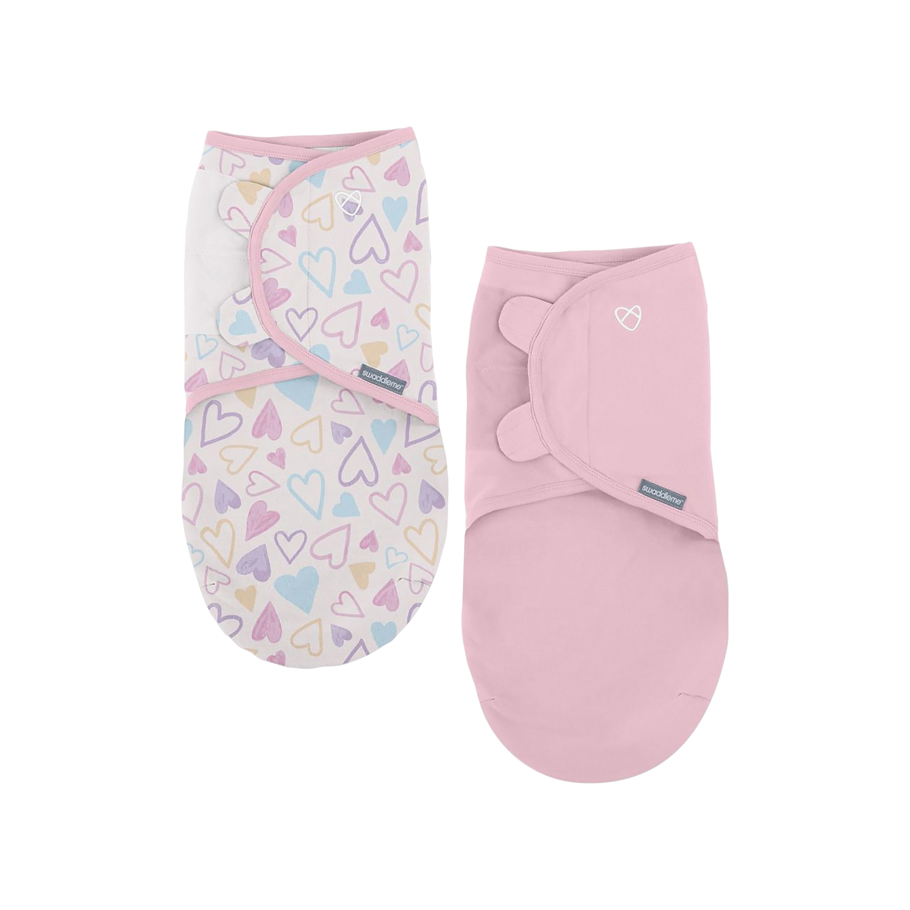 Ingenuity 2-Piece 1.0 TOG Swaddle - I Heart You - 0-3 Months-baby-nursery-blanketsandswaddles-swaddlesandsleepingbags-image-1
