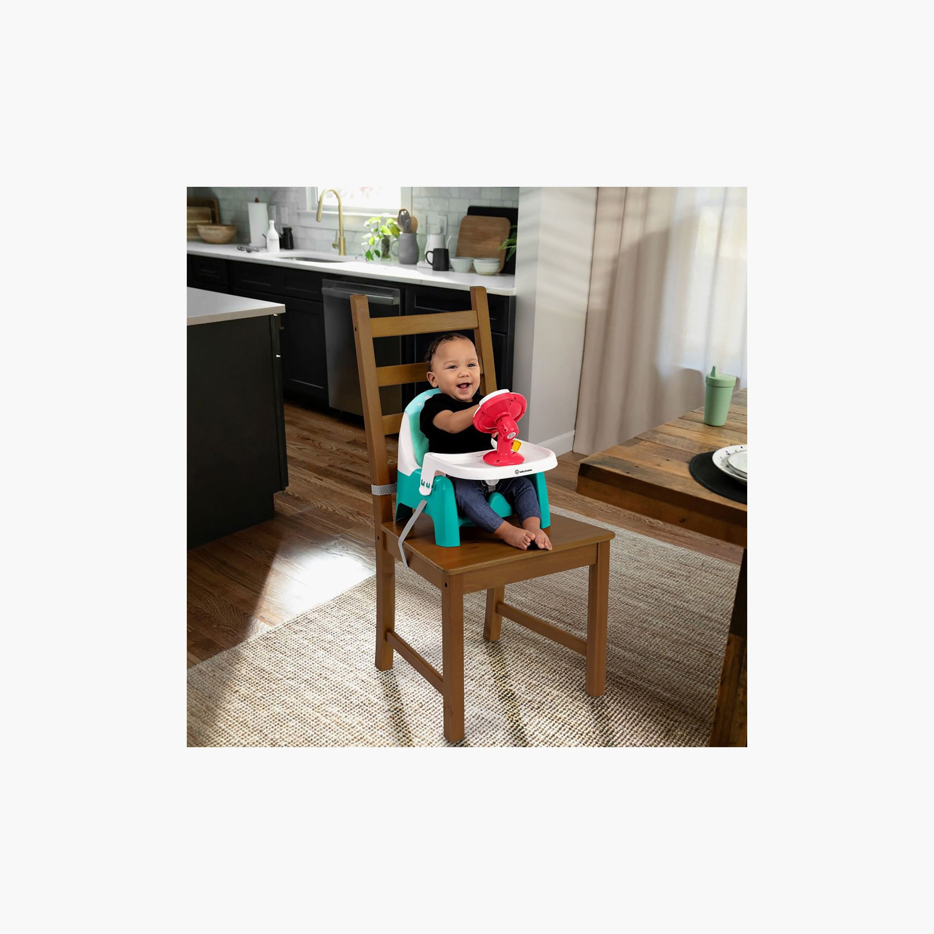 كرسي اطعام بيبي اينشتاين سناب اند ستير مع صينية قابلة للازالة-baby-feeding-highchairsandboosters-image-2