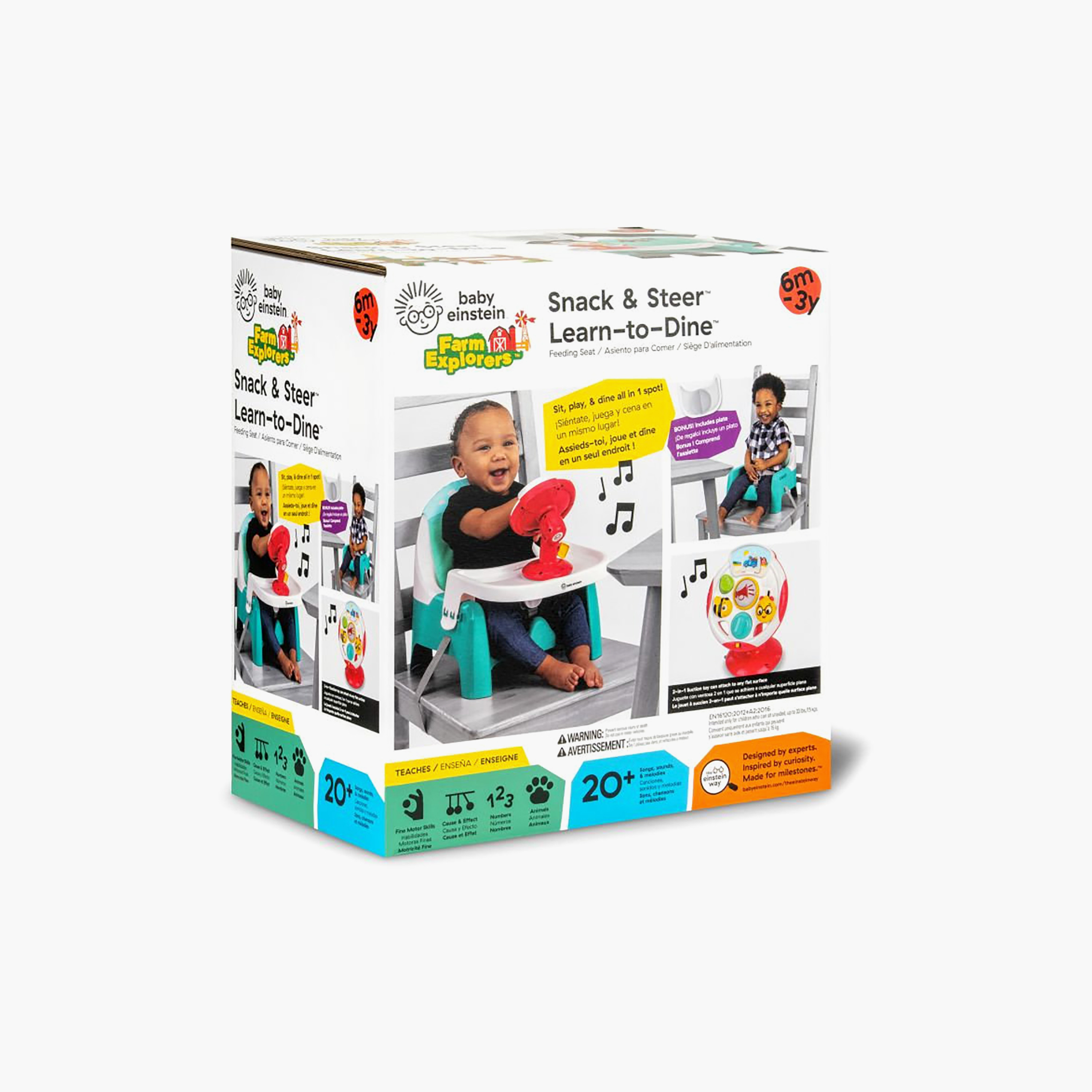 كرسي اطعام بيبي اينشتاين سناب اند ستير مع صينية قابلة للازالة-baby-feeding-highchairsandboosters-image-7