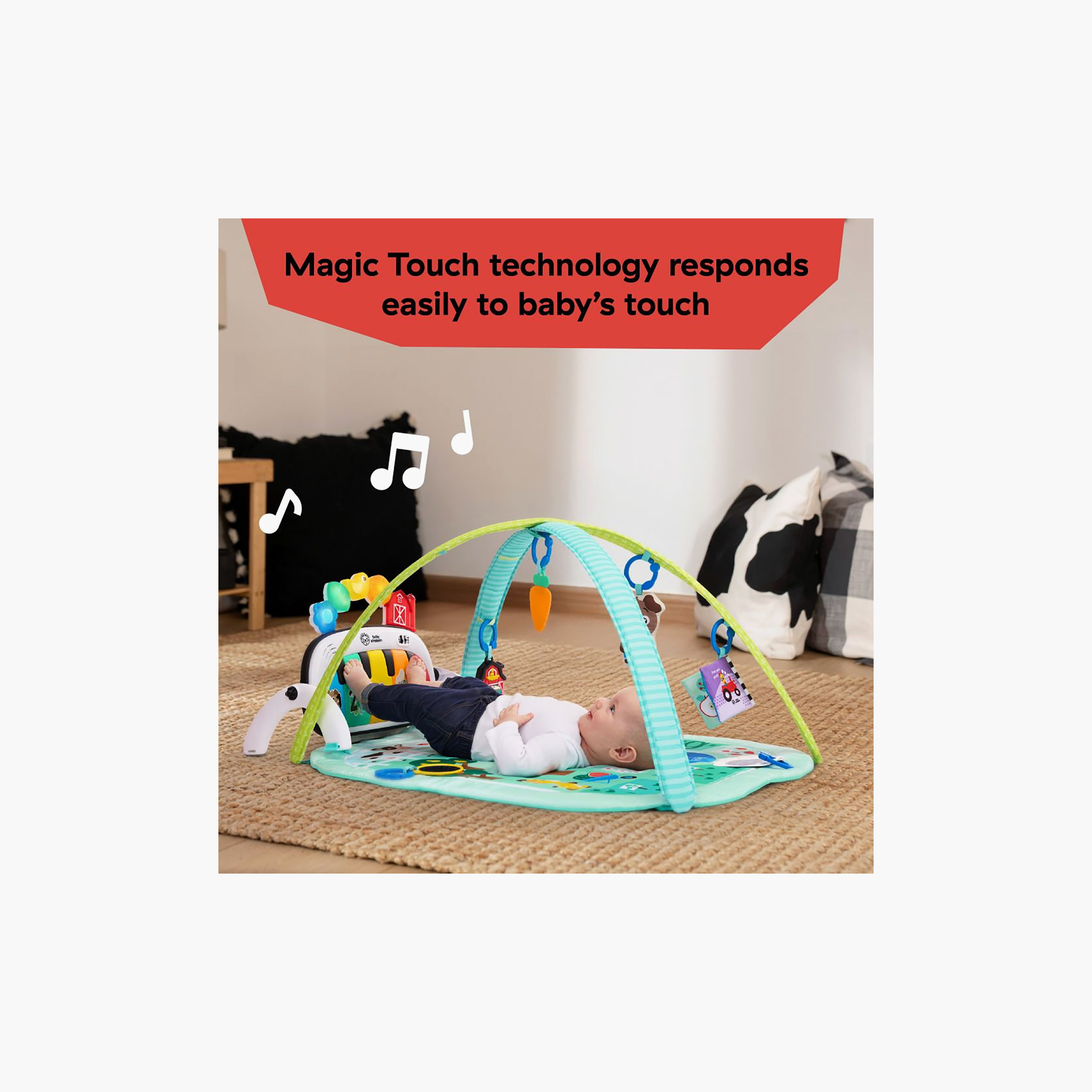 مجموعة مفرش لعب بيبي اينشتاين 4 في 1 كيكينغ تونز-baby-infantactivity-playpensandplaymats-image-3