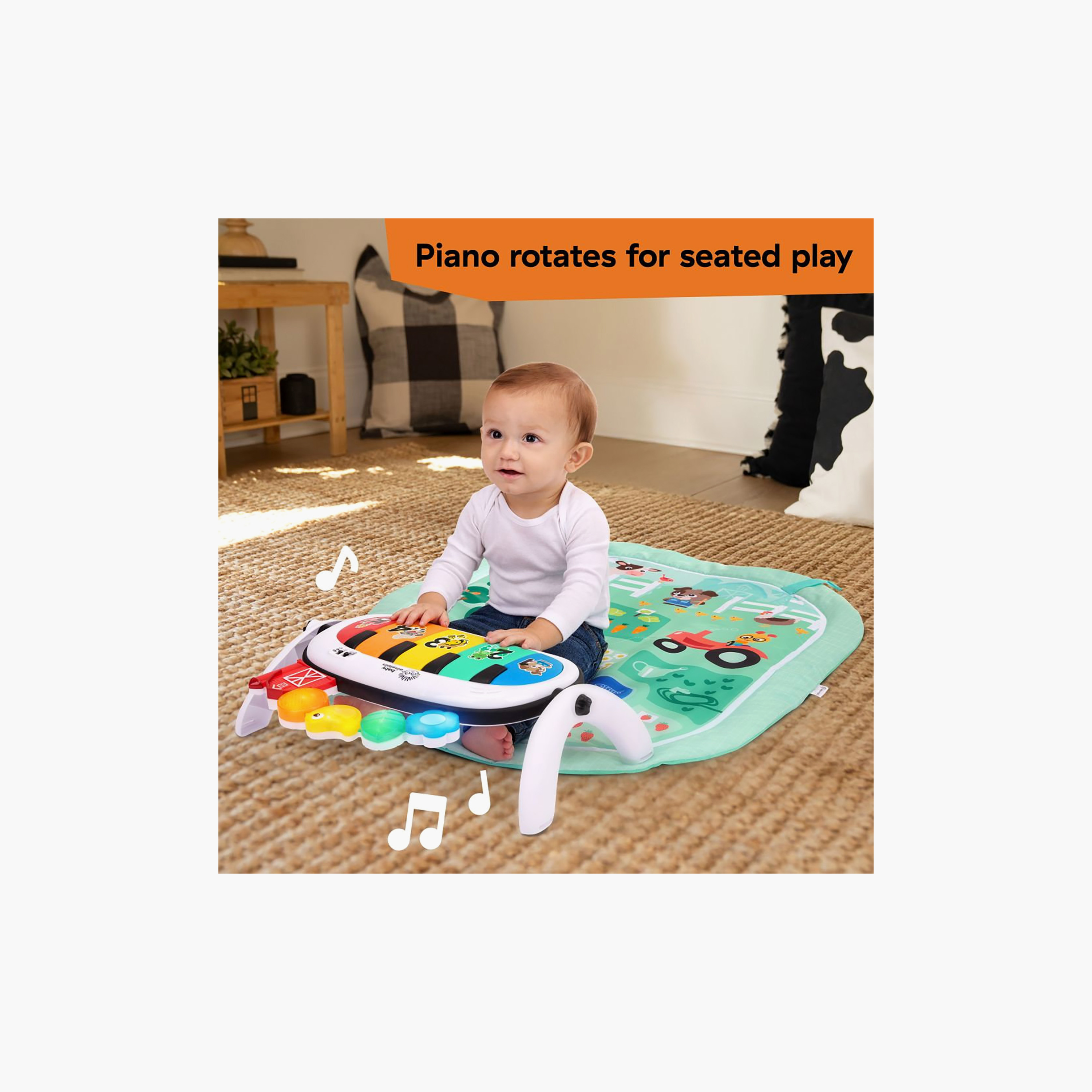 مجموعة مفرش لعب بيبي اينشتاين 4 في 1 كيكينغ تونز-baby-infantactivity-playpensandplaymats-image-4