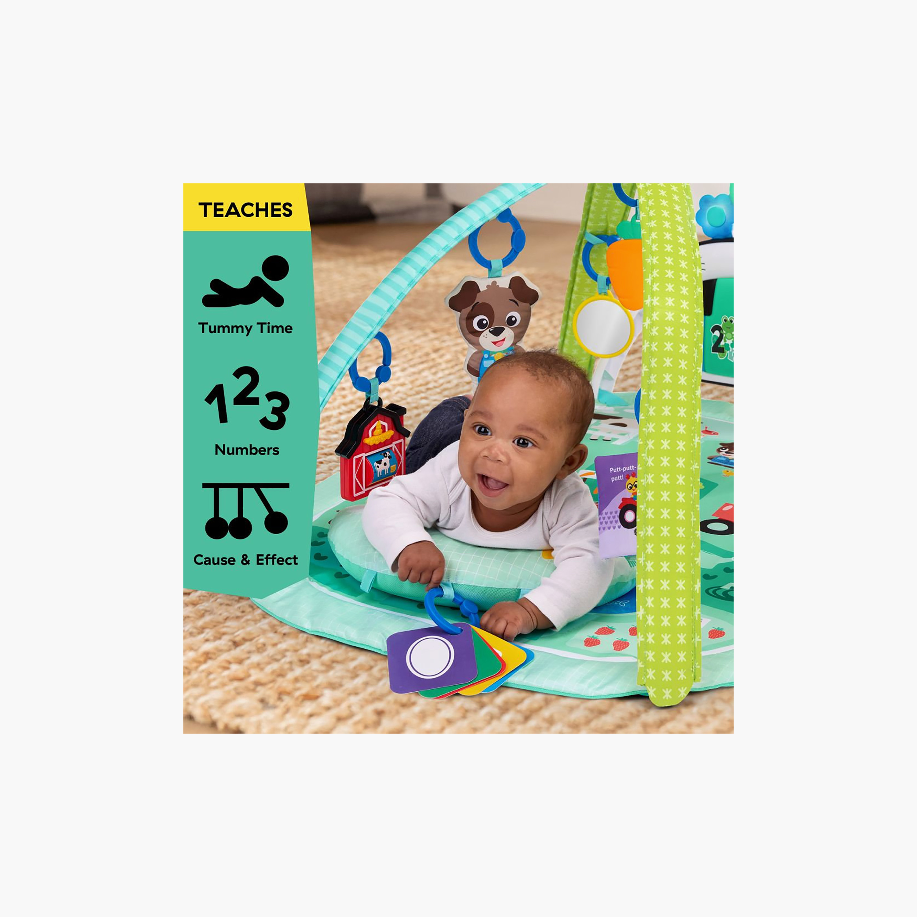 مجموعة مفرش لعب بيبي اينشتاين 4 في 1 كيكينغ تونز-baby-infantactivity-playpensandplaymats-image-6