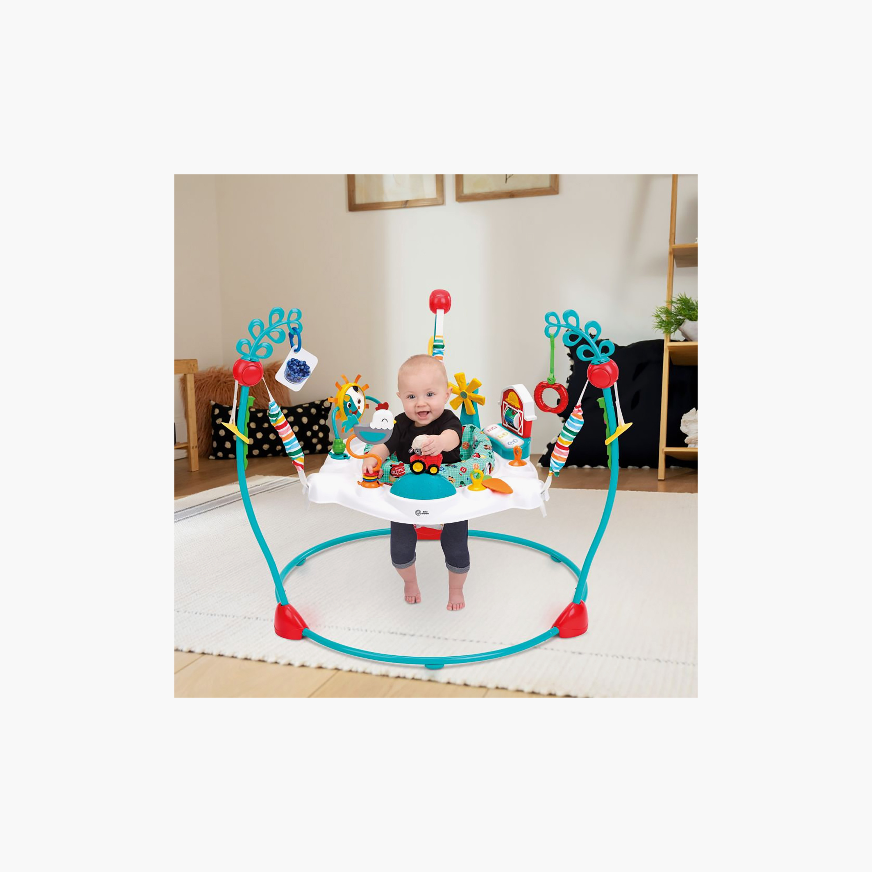 نطاطة بيبي اينشتاين 2 في 1 جامب اند ليرن التفاعلية مع العاب متدلية-baby-infantactivity-bouncers-image-2