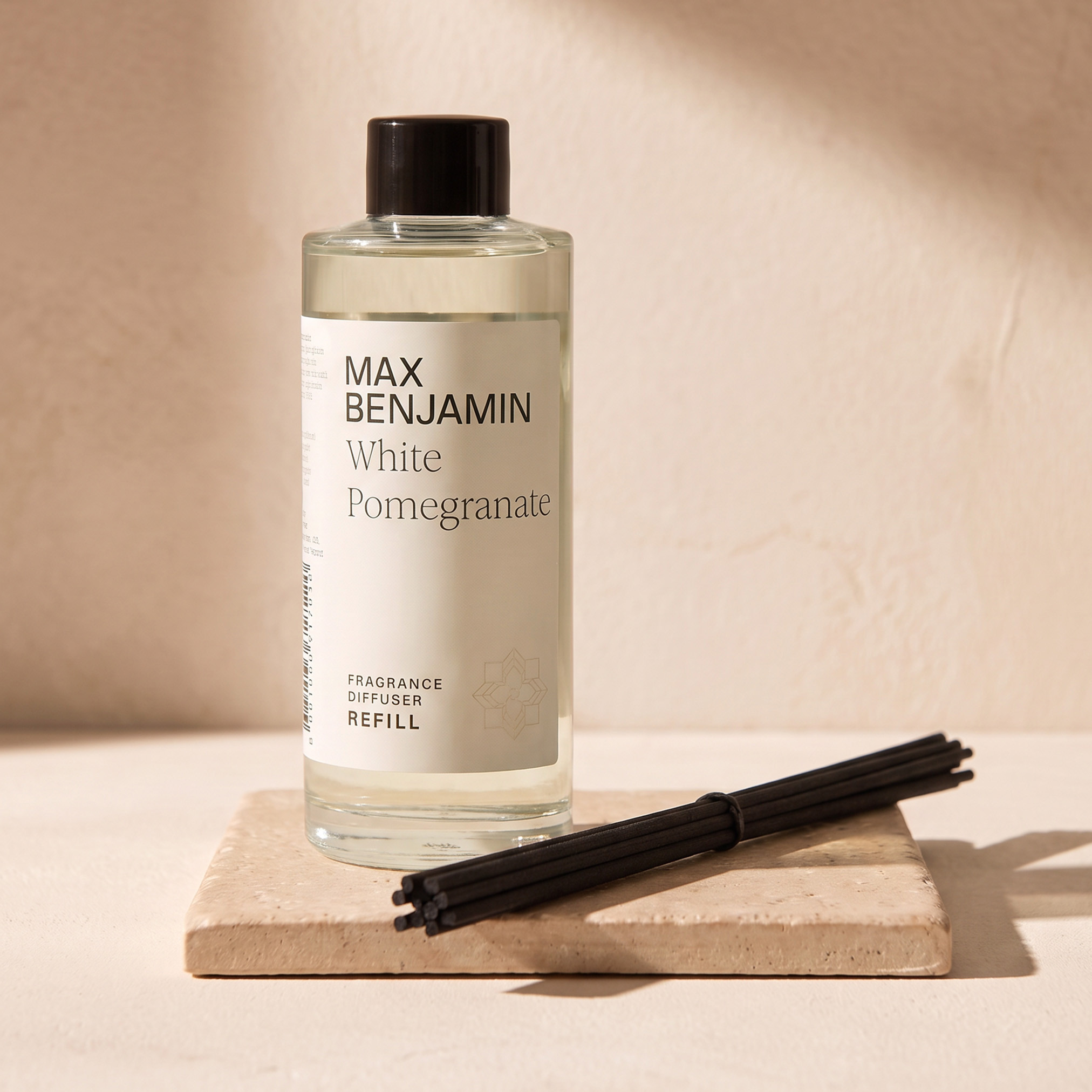 Max Benjamin White Pomegranete Diffuser Refill - 150 ml-household-homefragrance-reeddiffusers-image-2