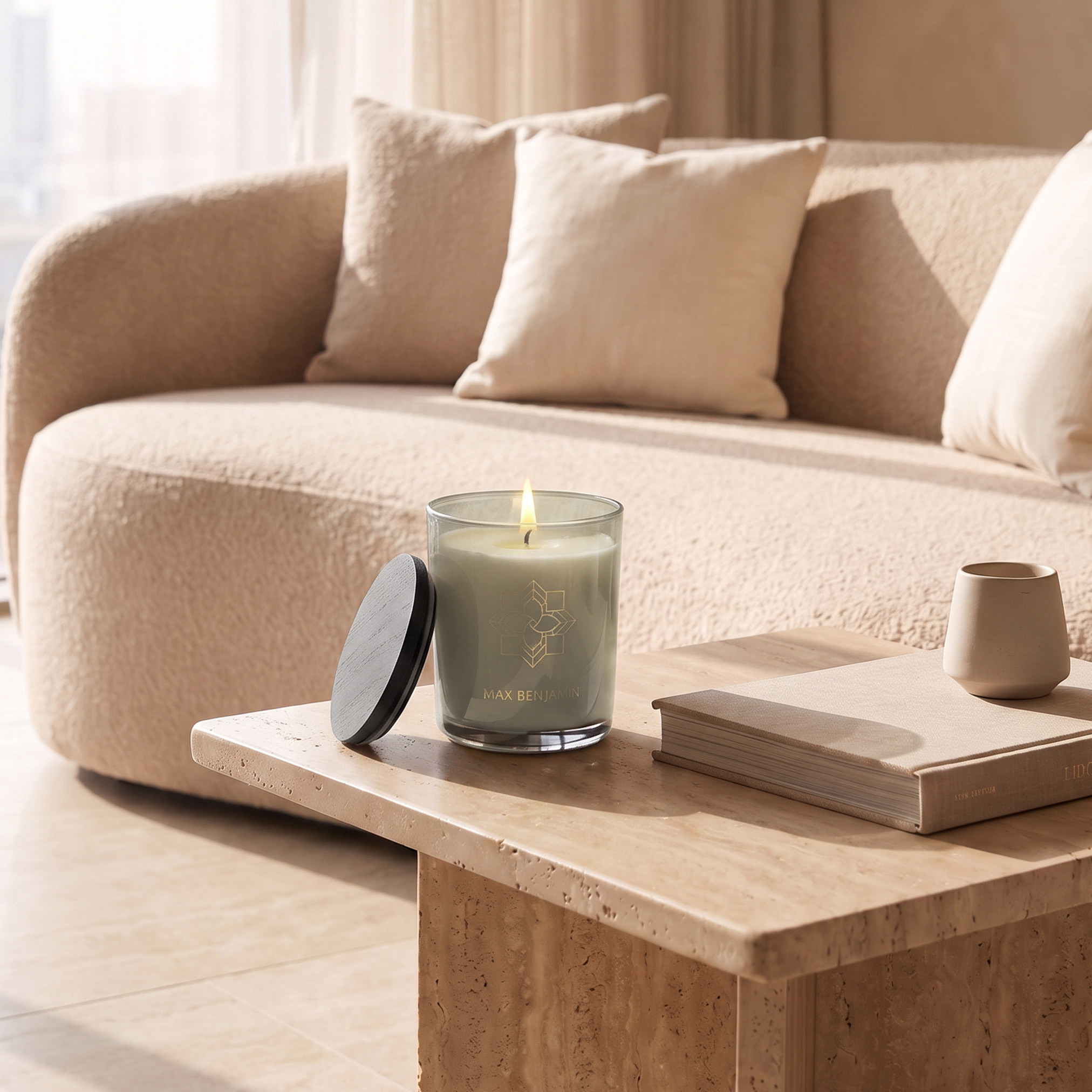 Max Benjamin Irish Leather and Oud Scented Jar Candle - 210 gms-household-homefragrance-candles-image-5