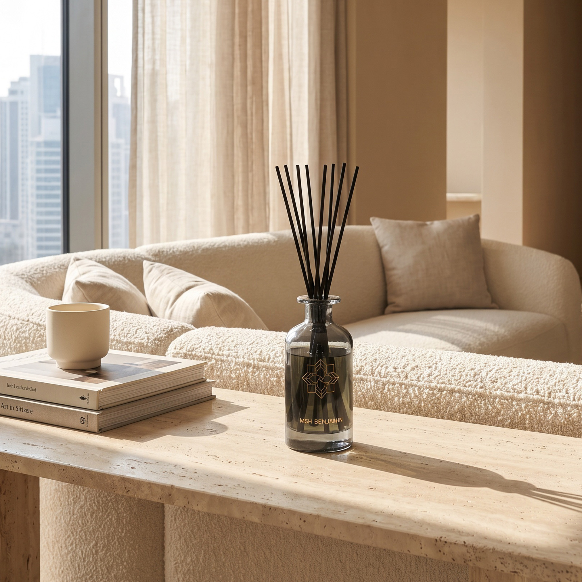 Max Benjamin Irish Leather and Oud Reed Diffuser - 150 ml-household-homefragrance-reeddiffusers-image-5