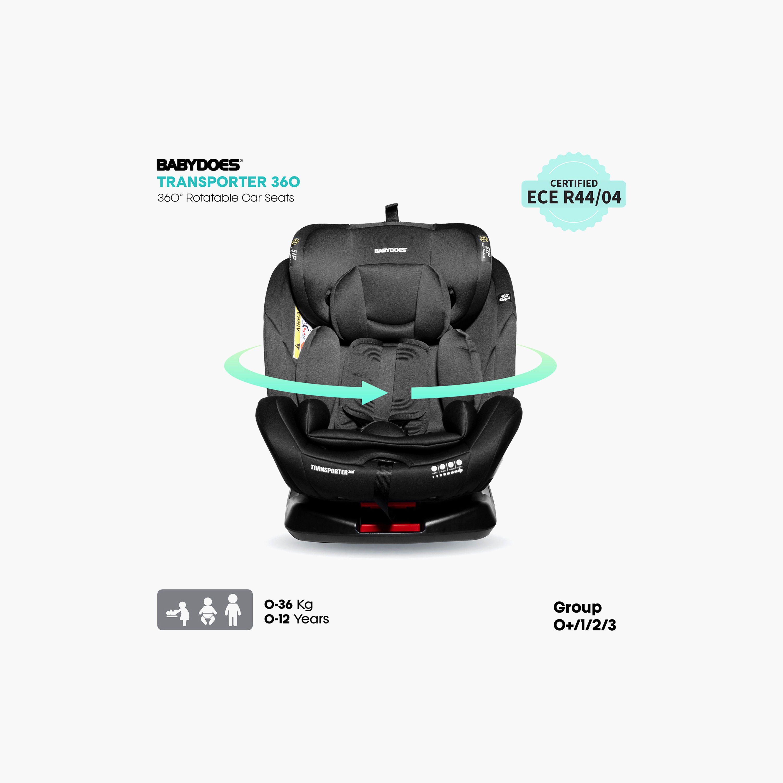 Babydoes Transporter 360 Rotating Baby Car Seat with Smart Safety Alarm-baby-gear-carseats-image-3