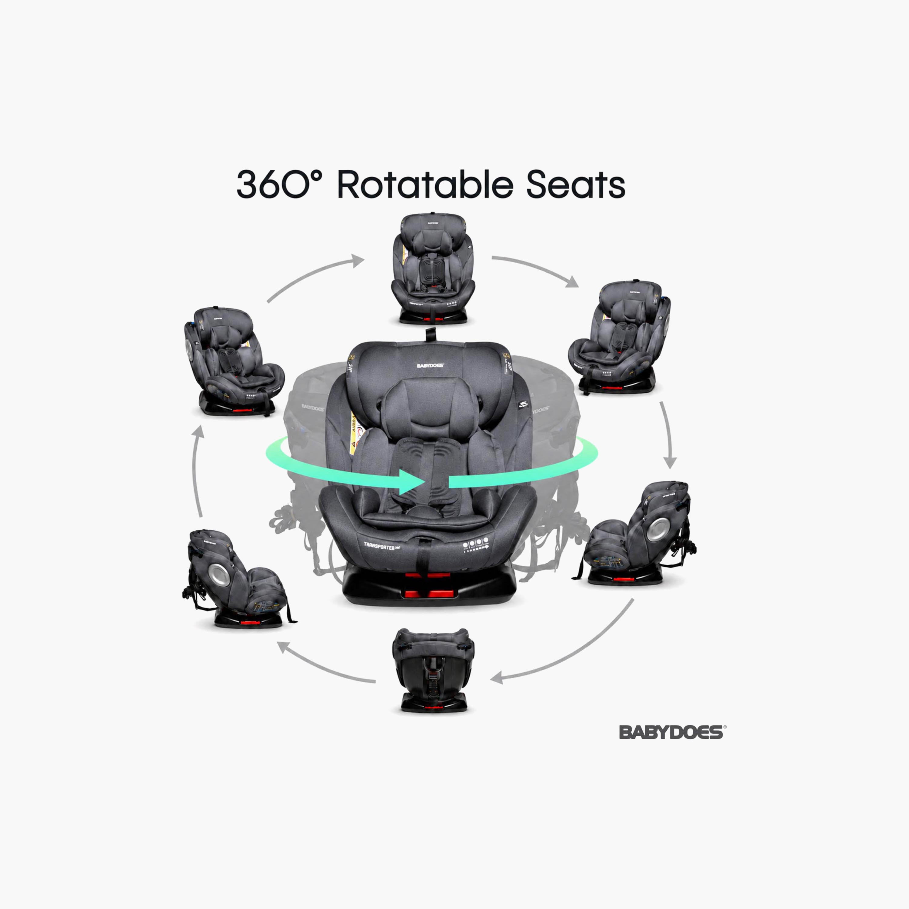 Babydoes Transporter 360 Rotating Baby Car Seat with Smart Safety Alarm-baby-gear-carseats-image-4