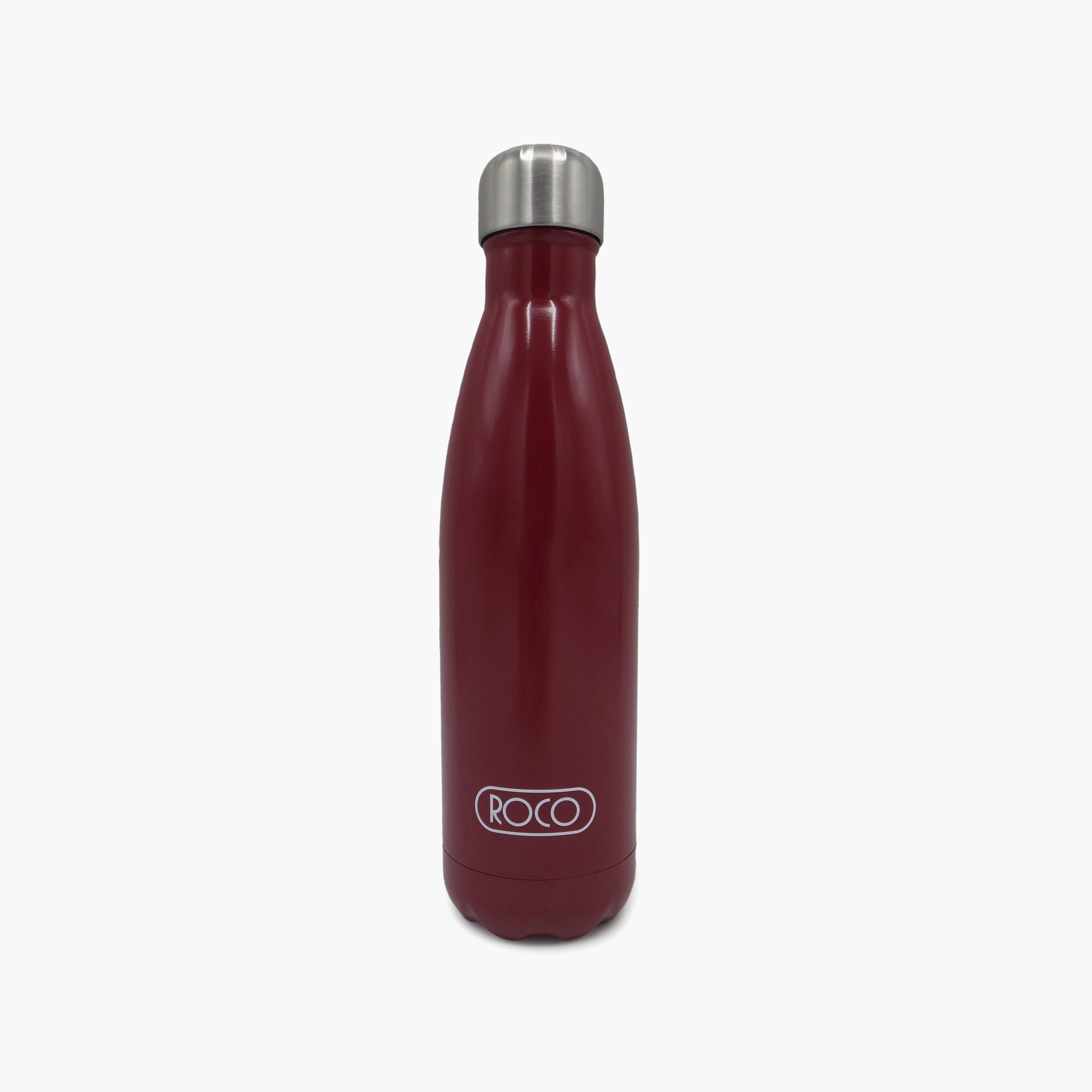 Roco Plain Stainless Steel Double Wall Water Bottle - 500 ml-school-waterbottles-image-1
