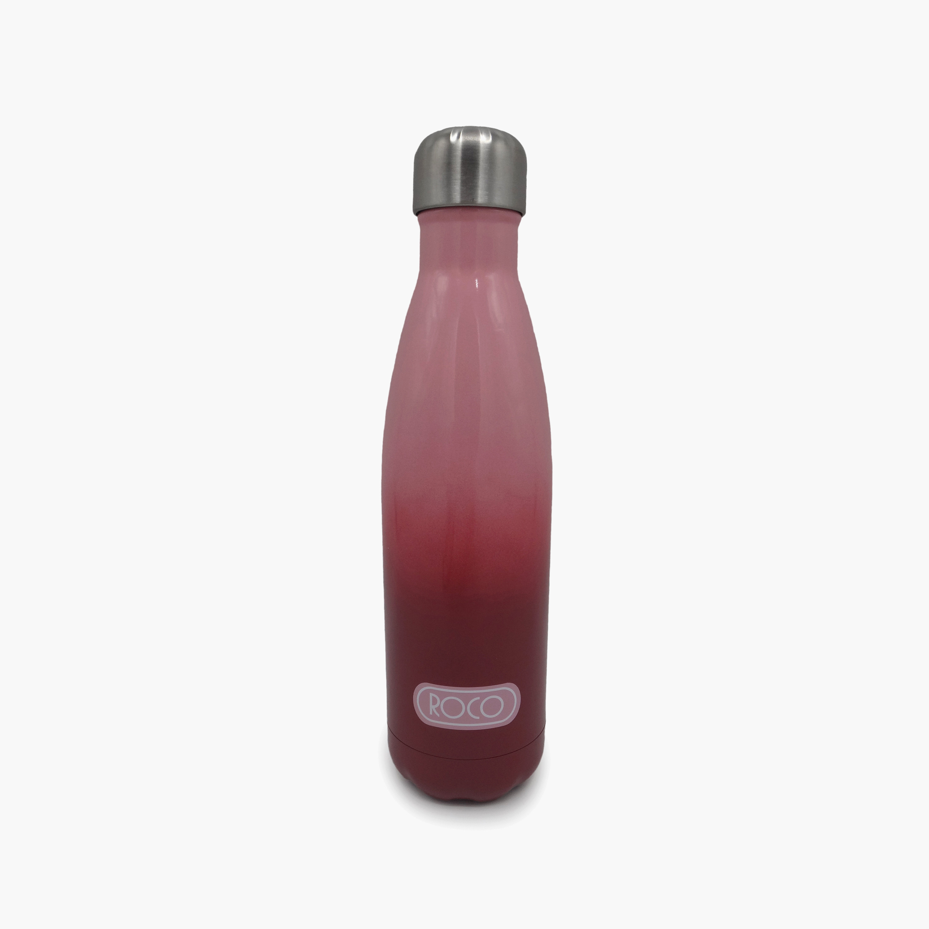 Roco Plain Stainless Steel Double Wall Water Bottle - 500 ml-school-waterbottles-image-1