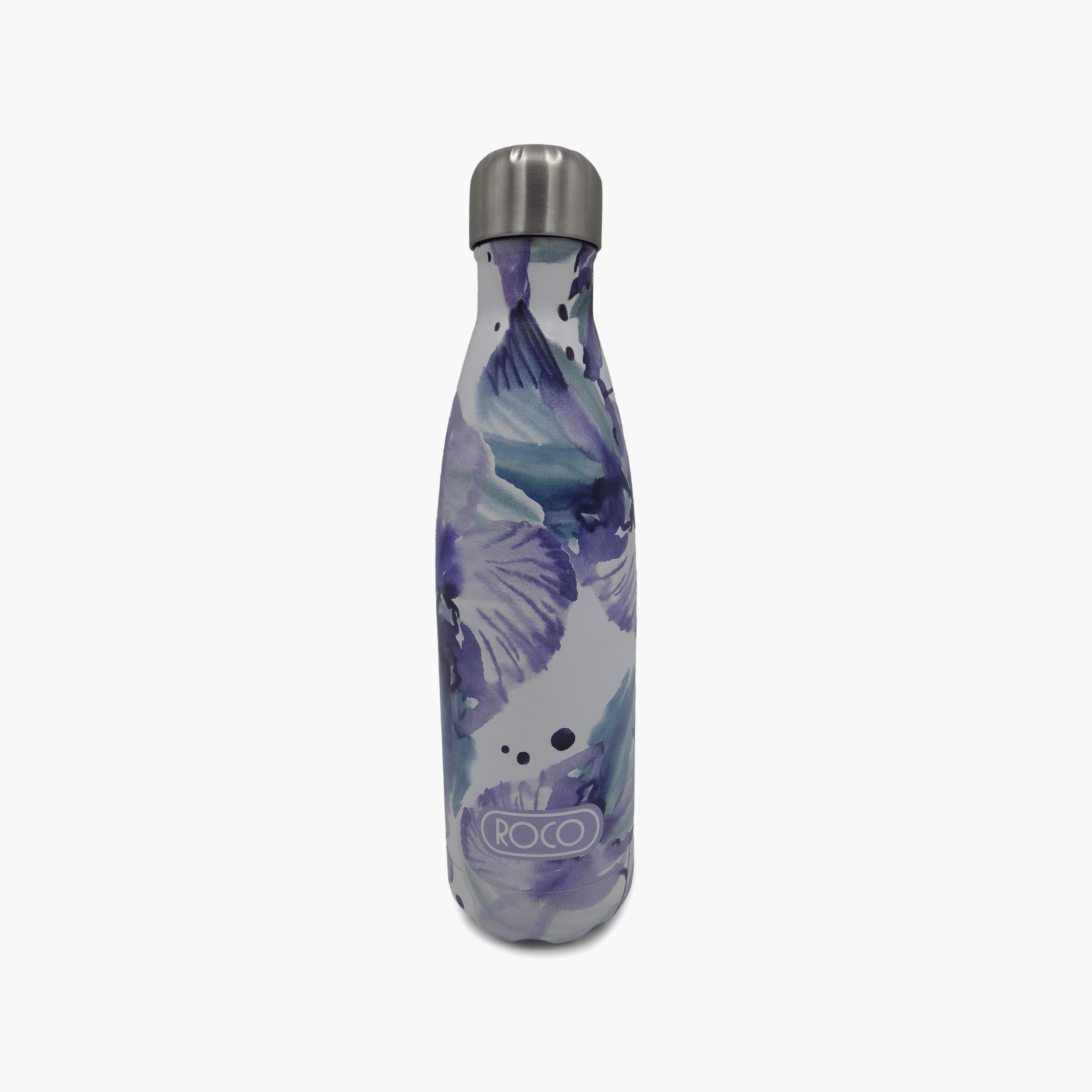 Roco Floral Stainless Steel Double Wall Water Bottle - 500 ml-school-waterbottles-image-1