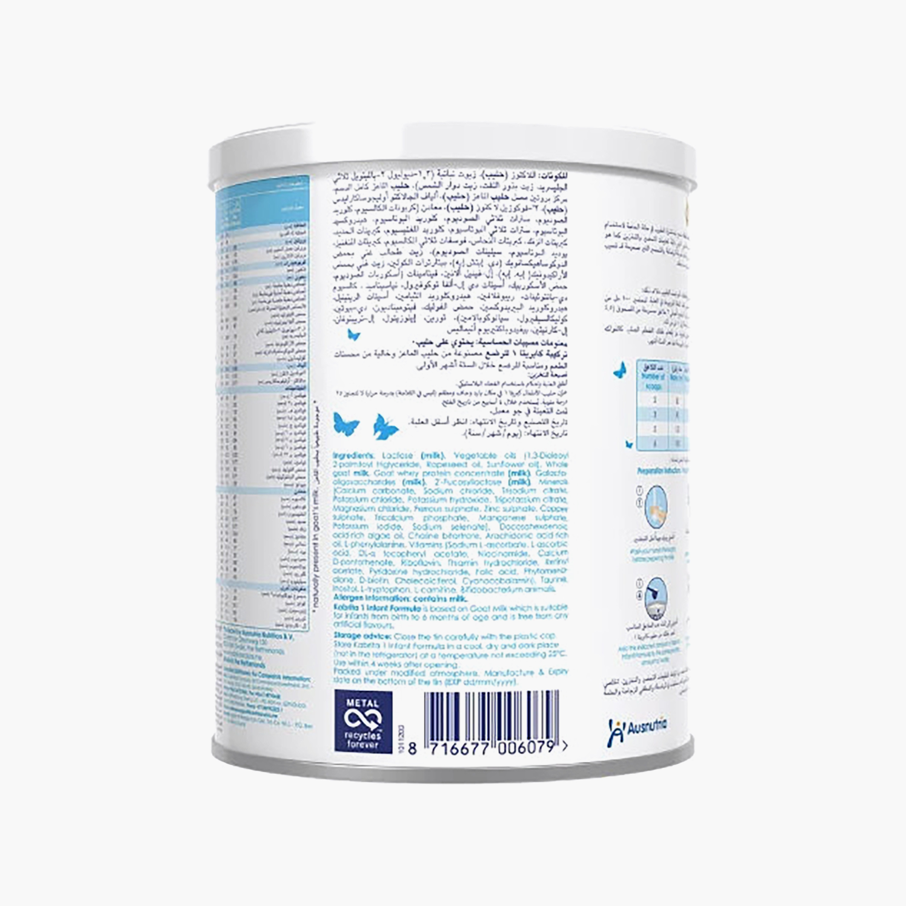 Kabrita Stage 1 Infant Formula Based Goat Milk Powder - 400 gm-baby-feeding-babyfood-image-3