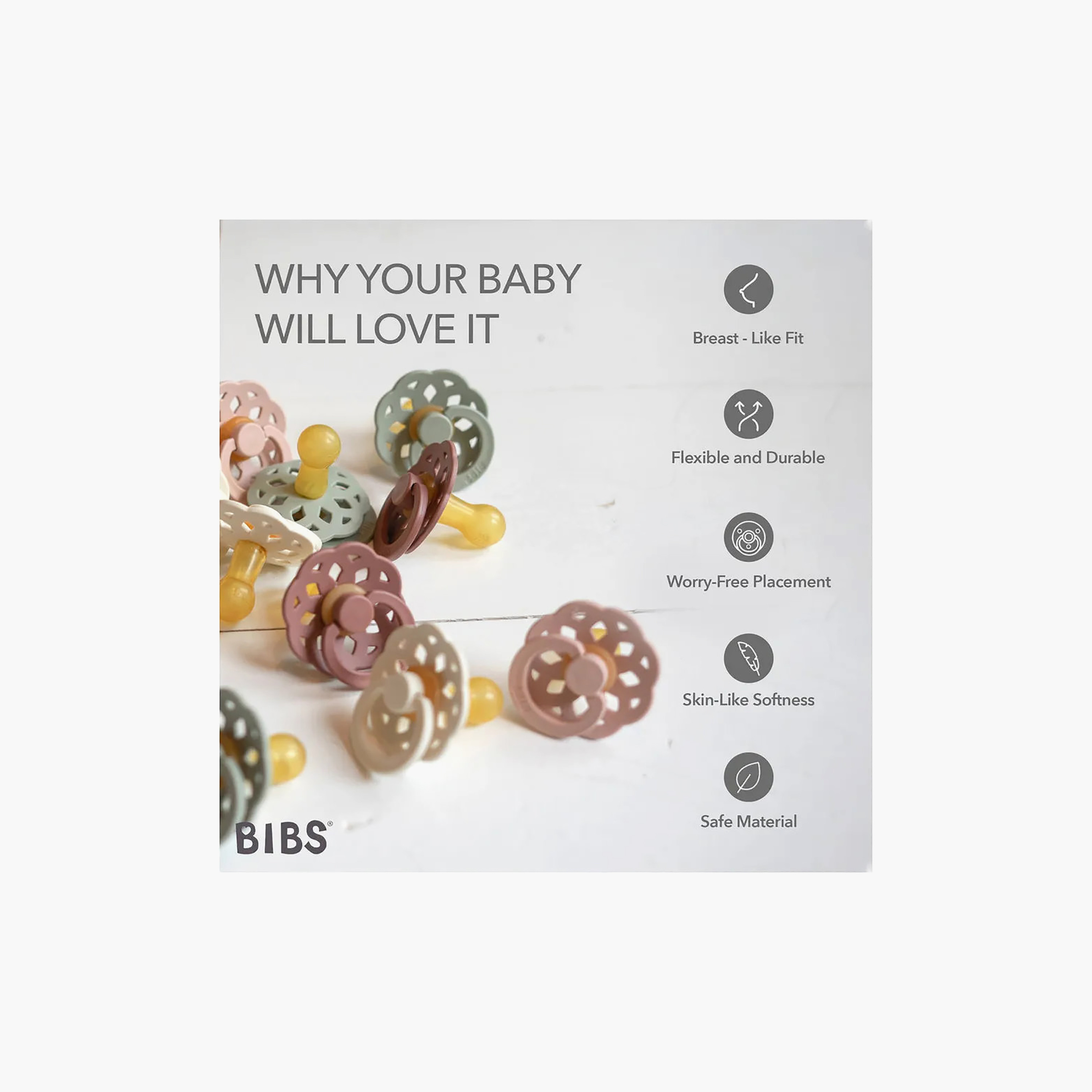 Pack of 2 BIBS Baby Pacifier with Orthodontic Design, 0-12 Months-baby-feeding-pacifiers-image-6