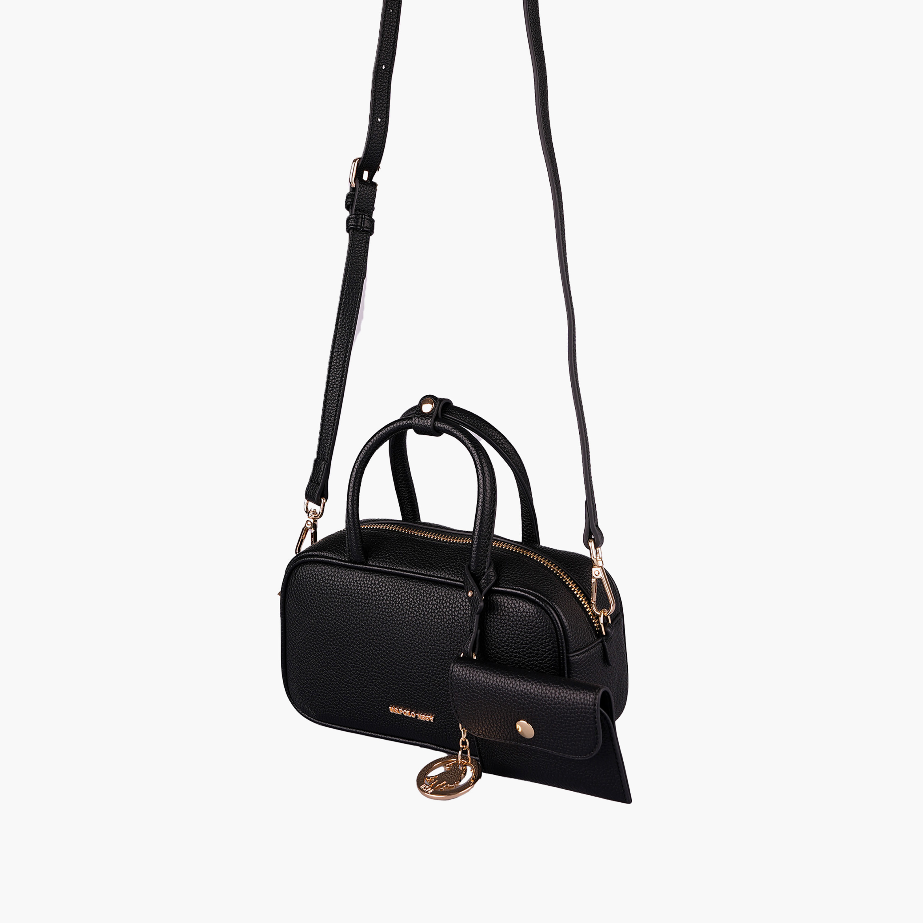 U.S. Polo Assn. Oxford Signature Navy Red White Box Bag | US6560-women-bagsandwallets-handbags-image-2