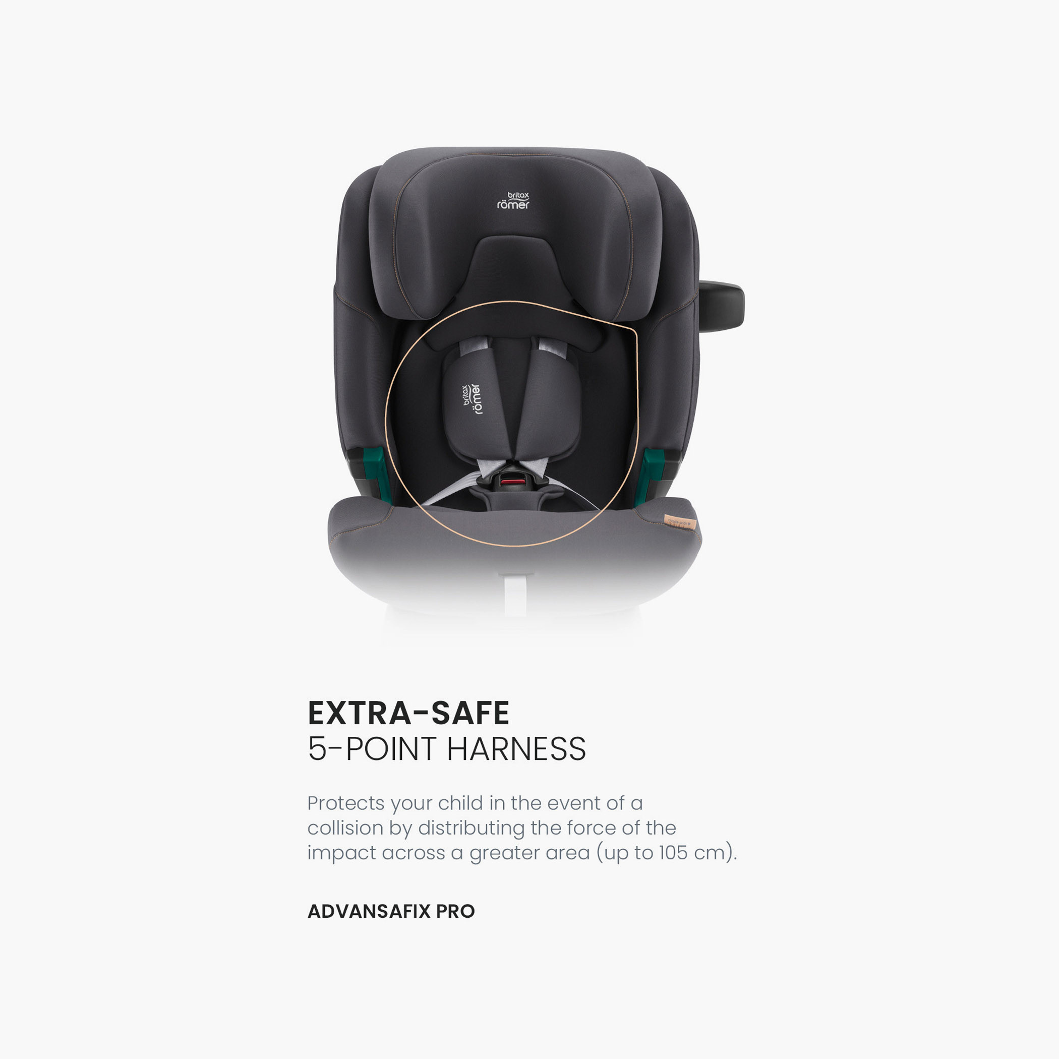Britax Advansafix Pro Style Booster Seat with ISOFIX and Seat Belt System-baby-gear-carseats-image-2