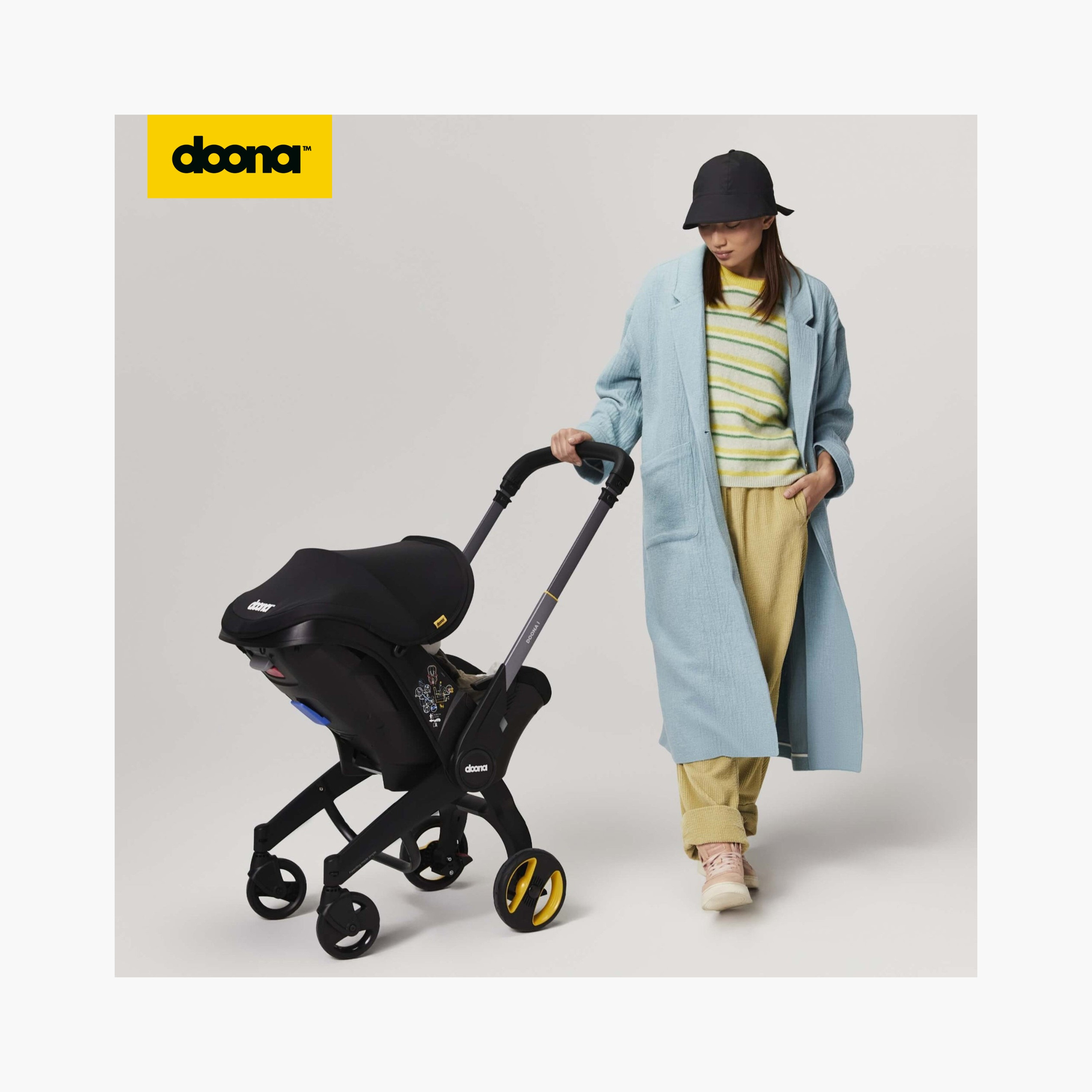 Doona Car Seat with Adjustable Handle, Rear Facing and ISOFIX System-baby-gear-carseats-image-7