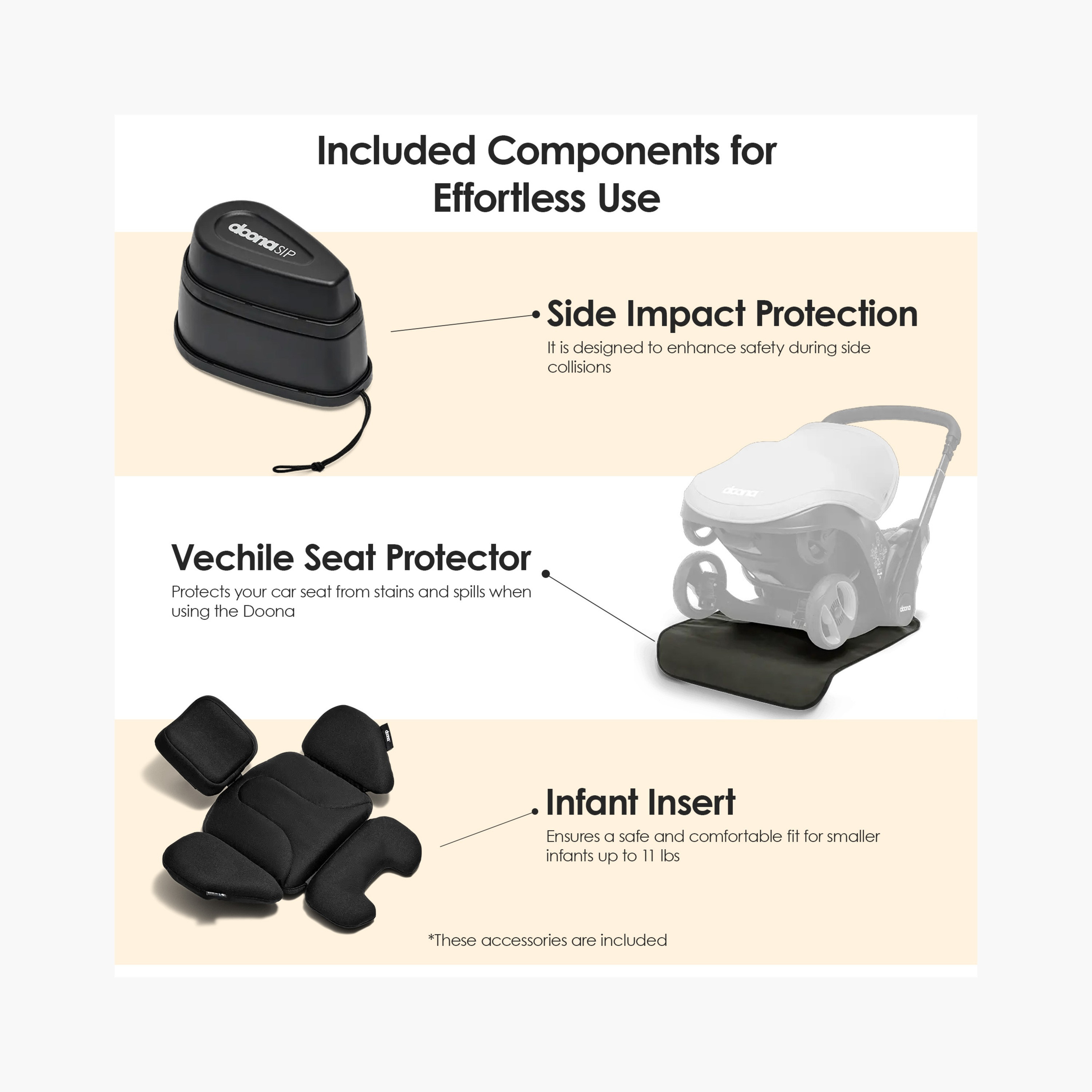 مقعد سيارة للأطفال بمقبض قابل للتعديل، مواجه للخلف ونظام إيزوفيكس من دونا-baby-gear-carseats-image-5