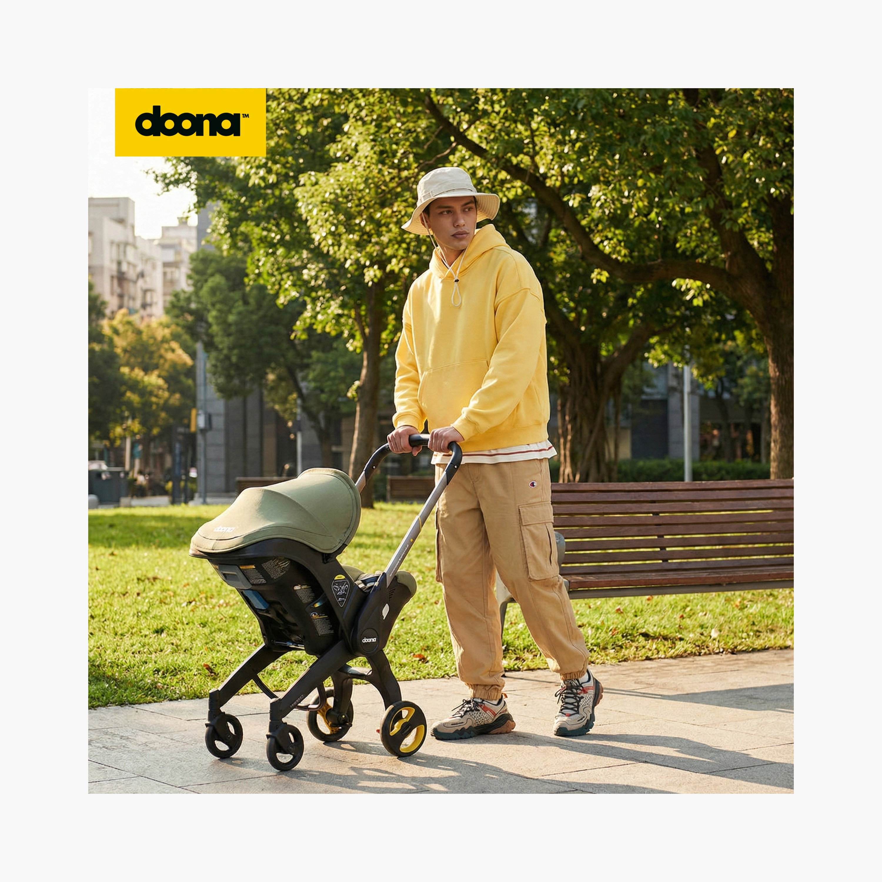 مقعد سيارة للأطفال بمقبض قابل للتعديل، مواجه للخلف ونظام إيزوفيكس من دونا-baby-gear-carseats-image-7