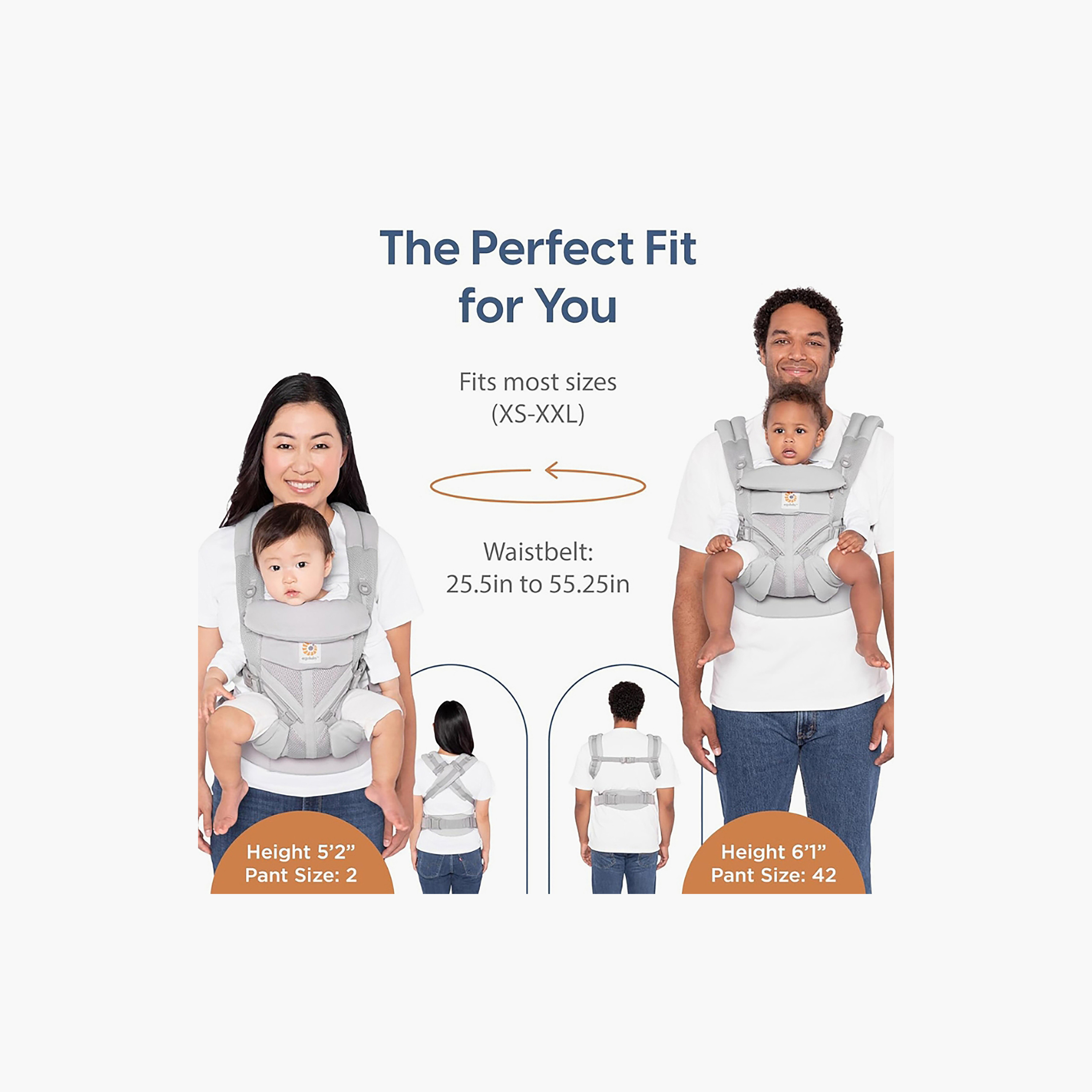 حاملة أطفال بمقعد للورك من إرجوبابي ألتـا-baby-gear-babycarriers-image-5