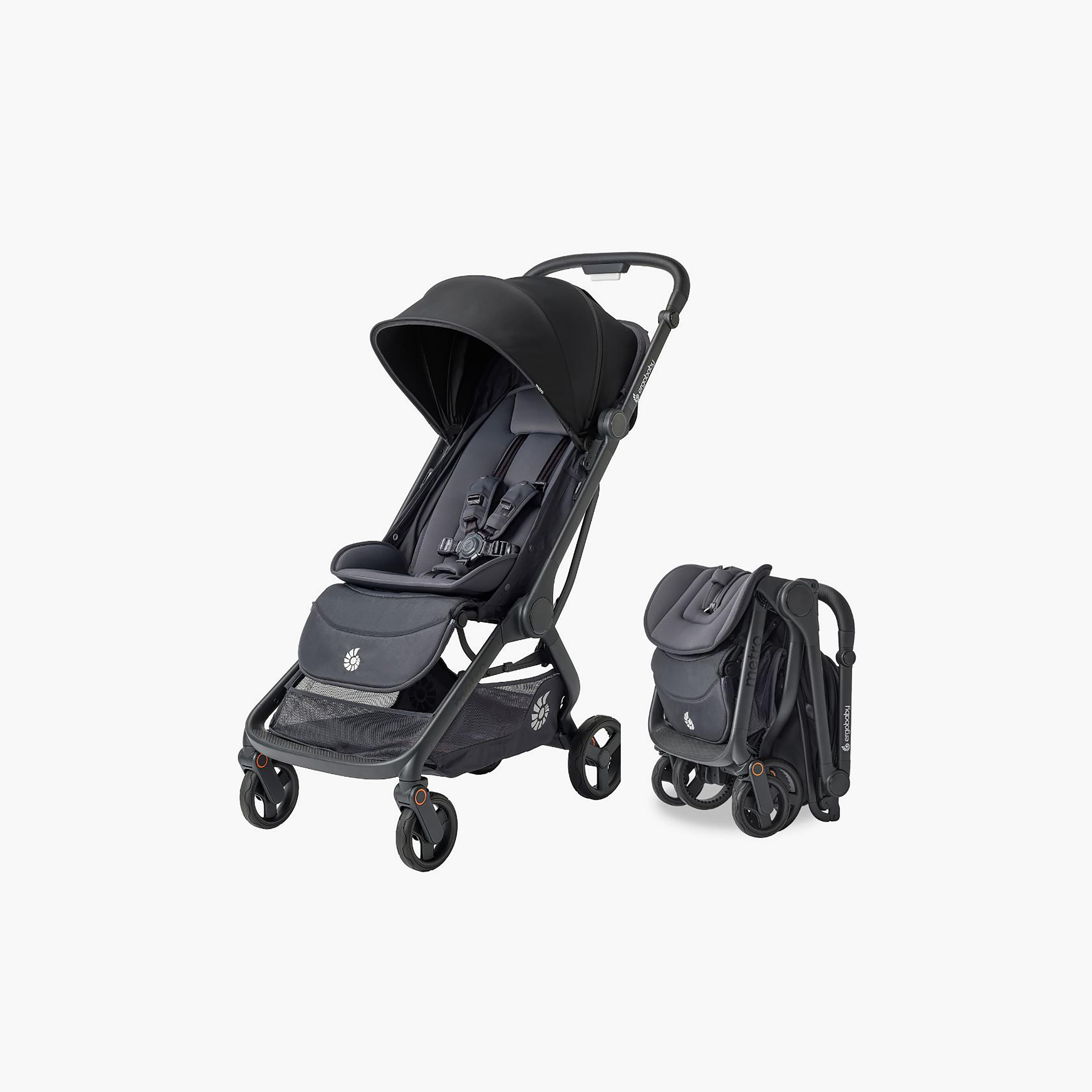 عربة أطفال بنظام ثلاثي الطي وبطي مدمج إرجو بيبي ميترو من إرجو بيبي-baby-gear-strollersandprams-strollers-image-1