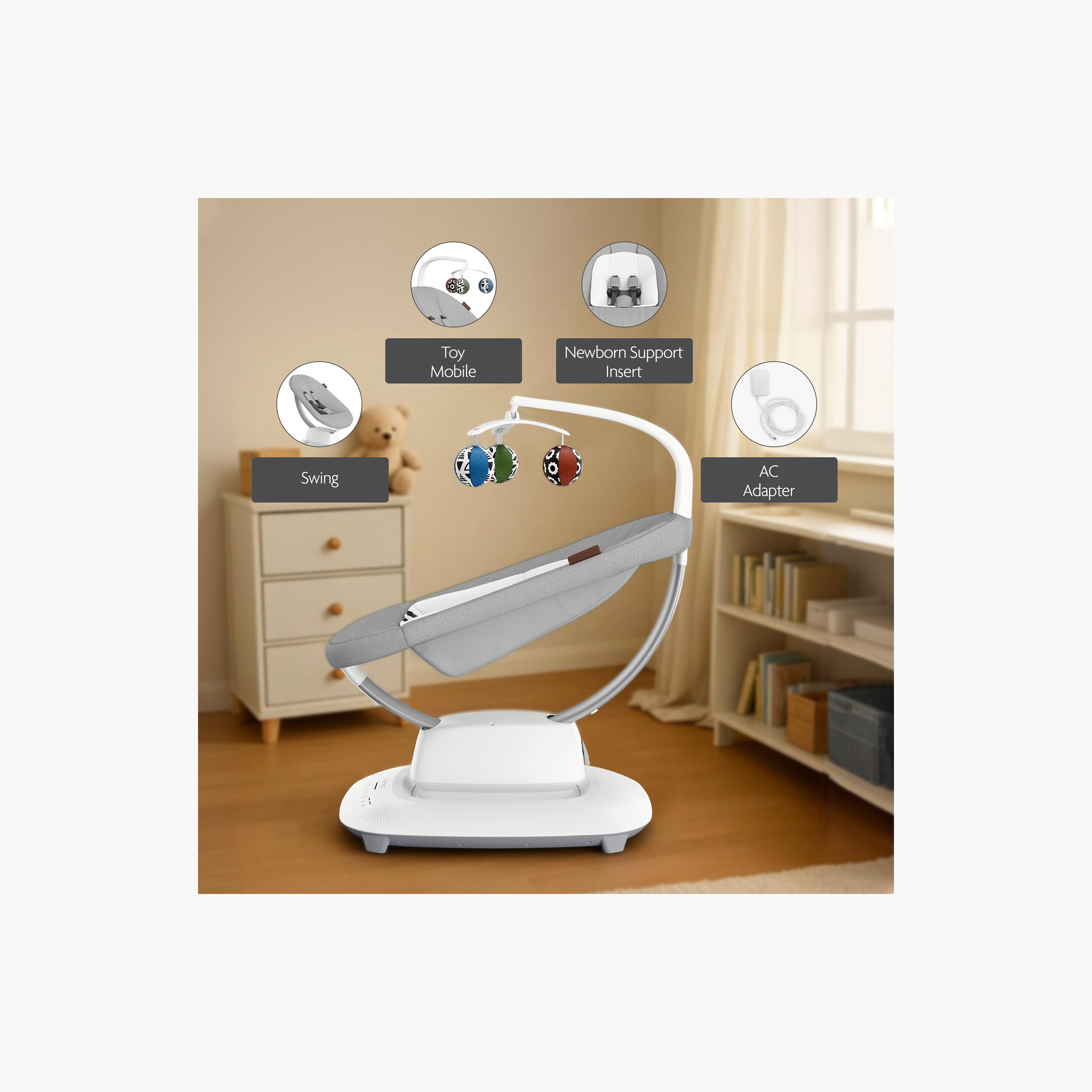 UPPAbaby Mamaroo Rocker with Multi Reclining Positions-baby-infantactivity-rockers-image-5