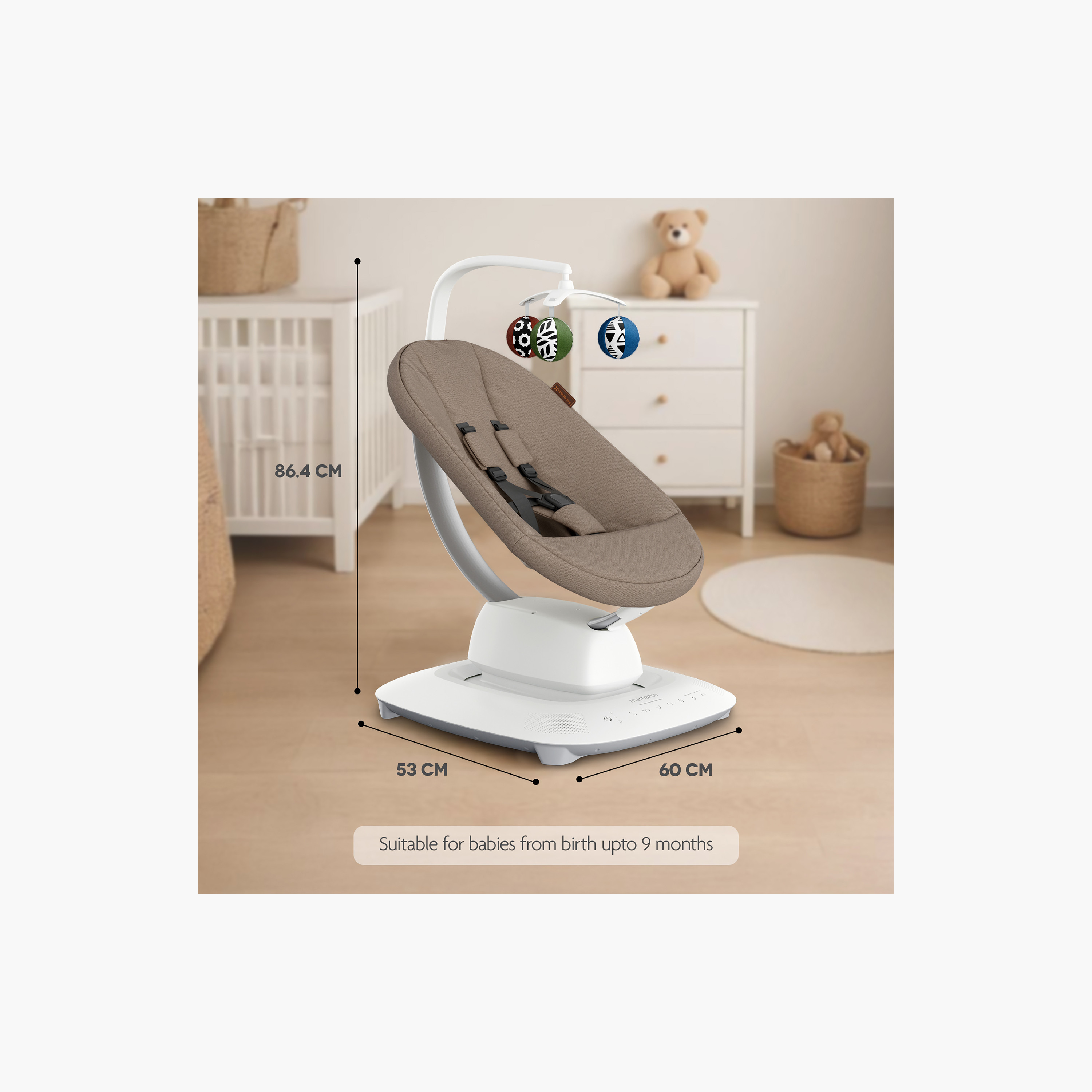 UPPAbaby Mamaroo Rocker with Multi Reclining Positions-baby-infantactivity-rockers-image-2