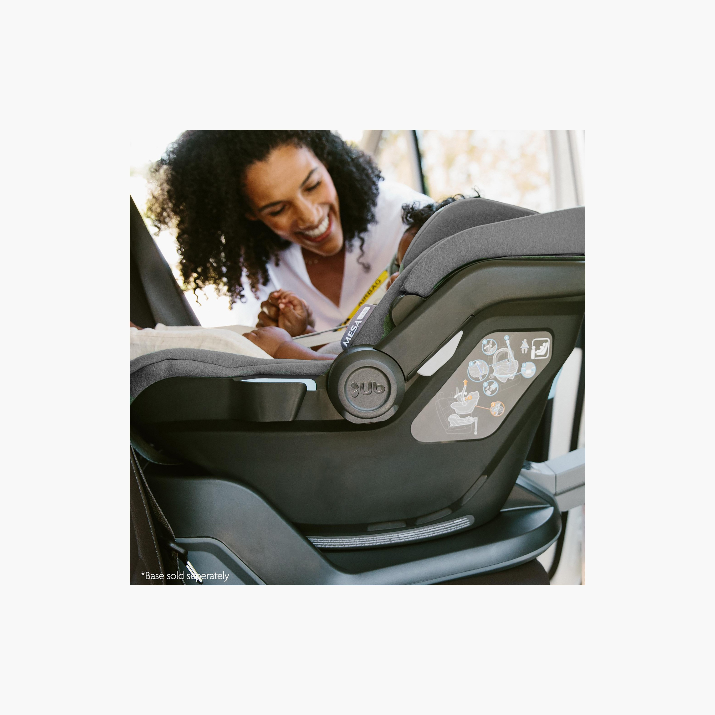 UPPAbaby Mesa I Size Infant Car Seat with Storage Pocket and Installation System-baby-gear-carseats-image-7
