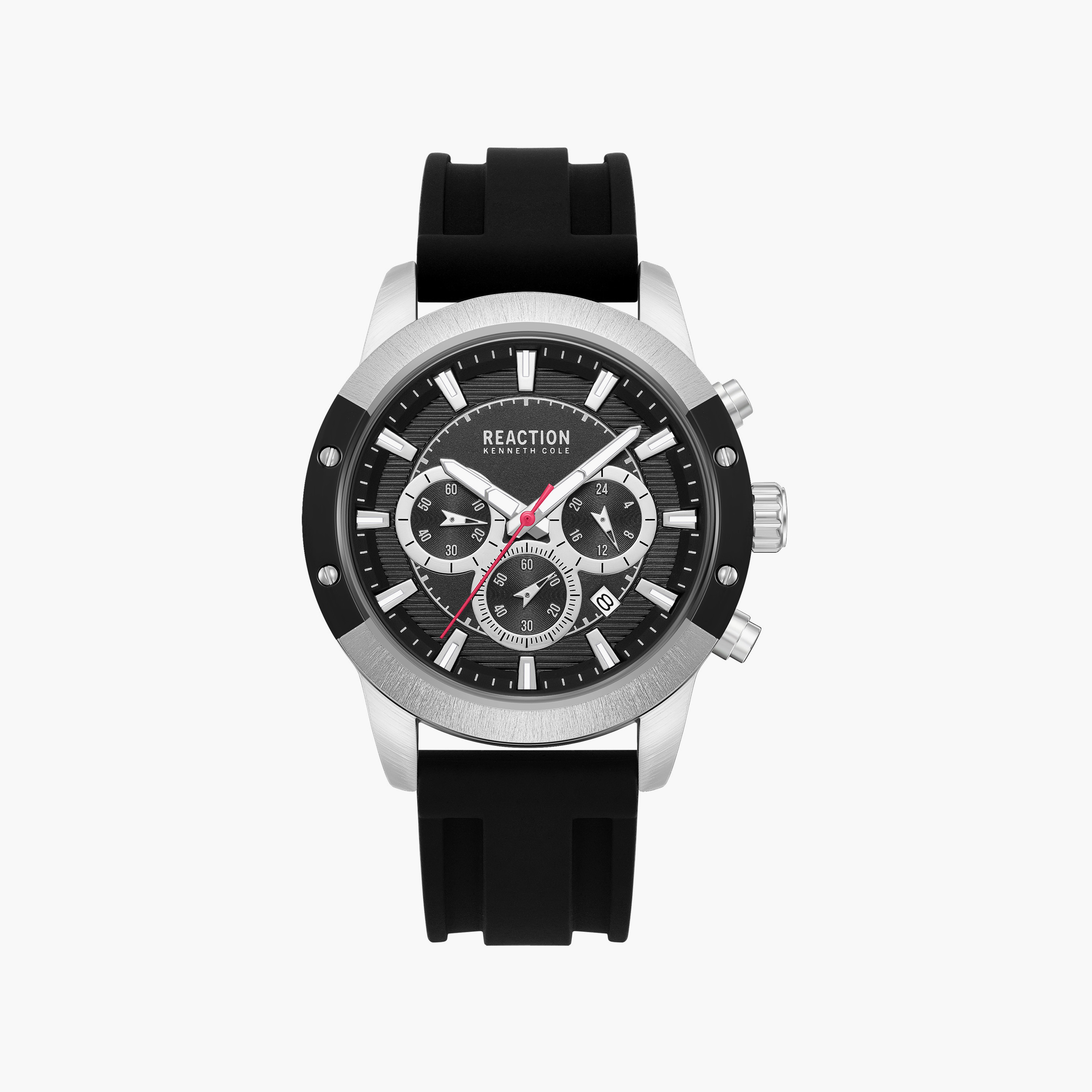 Kenneth Cole Men's Black Round 45 MM Chronograph Watch | KRWGO0103601-men-watchesandjewellery-watches-image-1