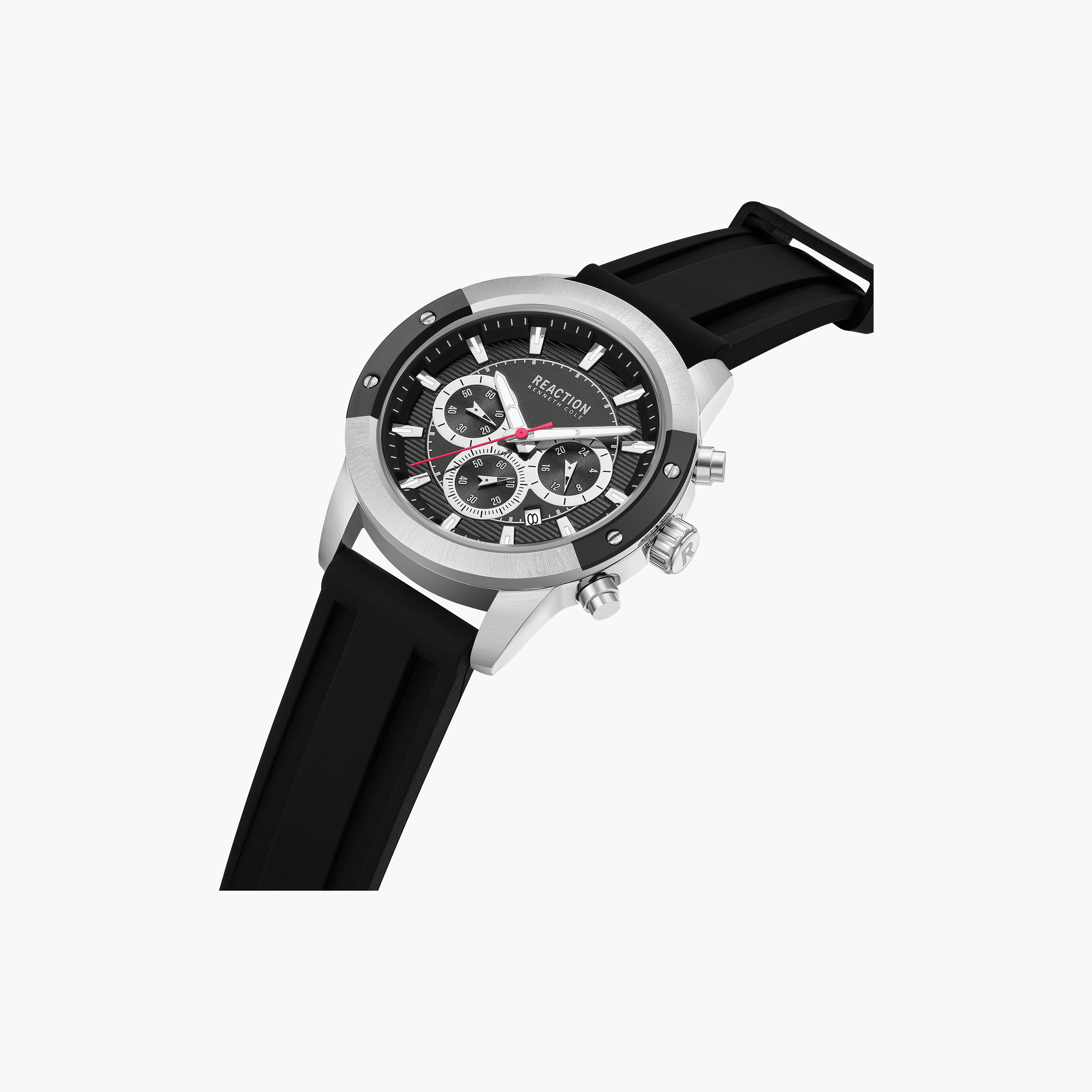 Kenneth Cole Men's Black Round 45 MM Chronograph Watch | KRWGO0103601-men-watchesandjewellery-watches-image-2