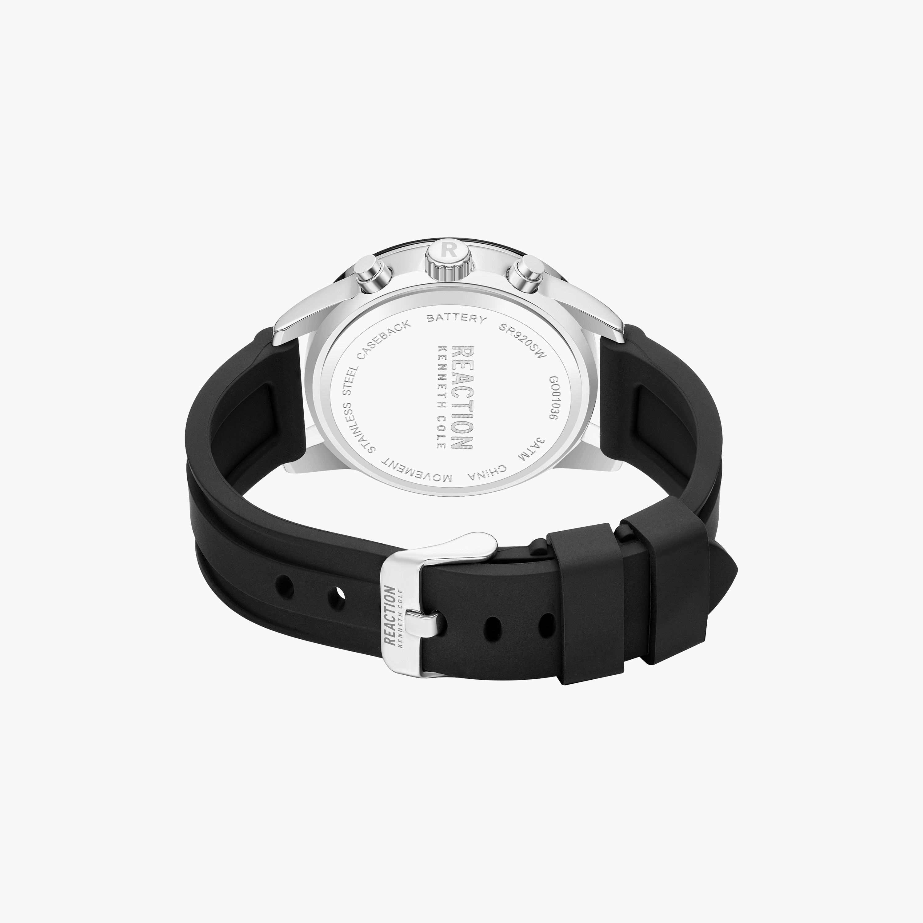 Kenneth Cole Men's Black Round 45 MM Chronograph Watch | KRWGO0103601-men-watchesandjewellery-watches-image-3