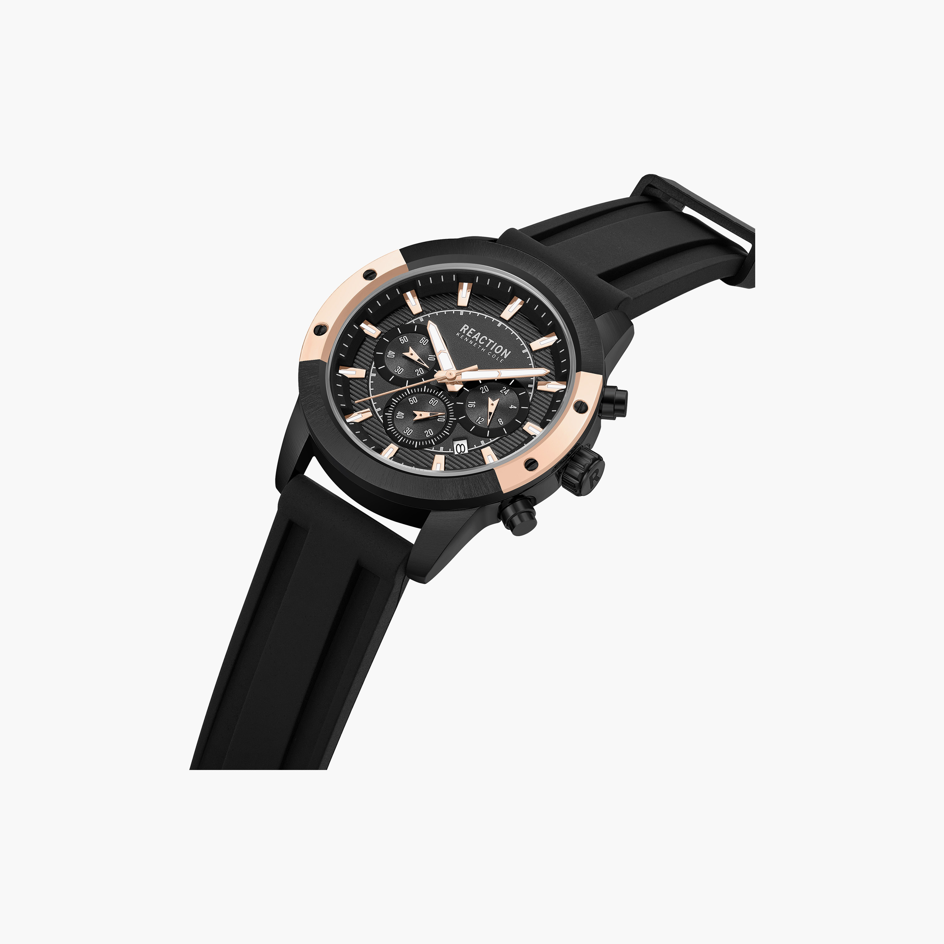 Kenneth Cole Men's Black Round 45 MM Chronograph Watch | KRWGO0103602-men-watchesandjewellery-watches-image-2