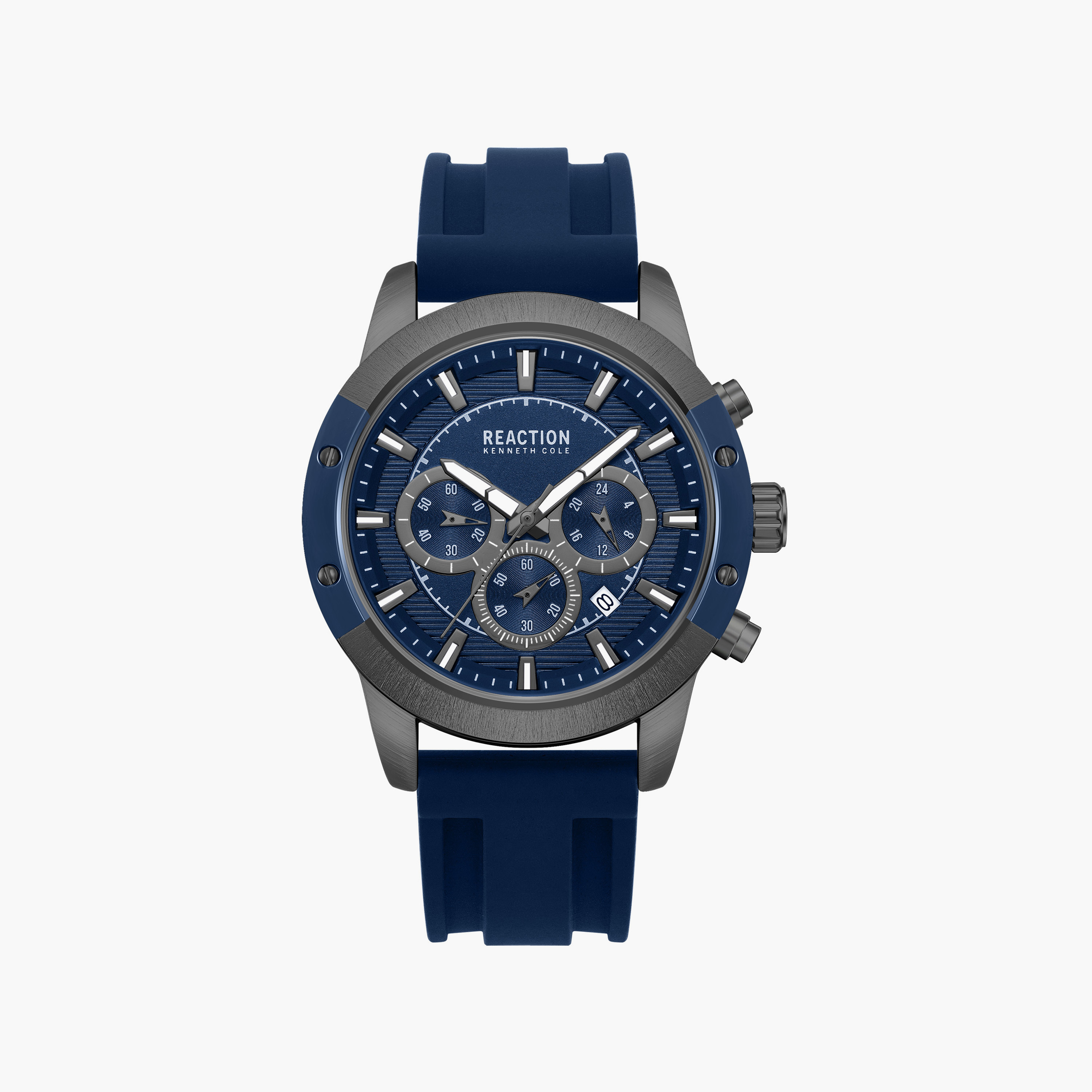 Kenneth Cole Men's Blue Round 45 MM Chronograph Watch | KRWGO0103603-men-watchesandjewellery-watches-image-1