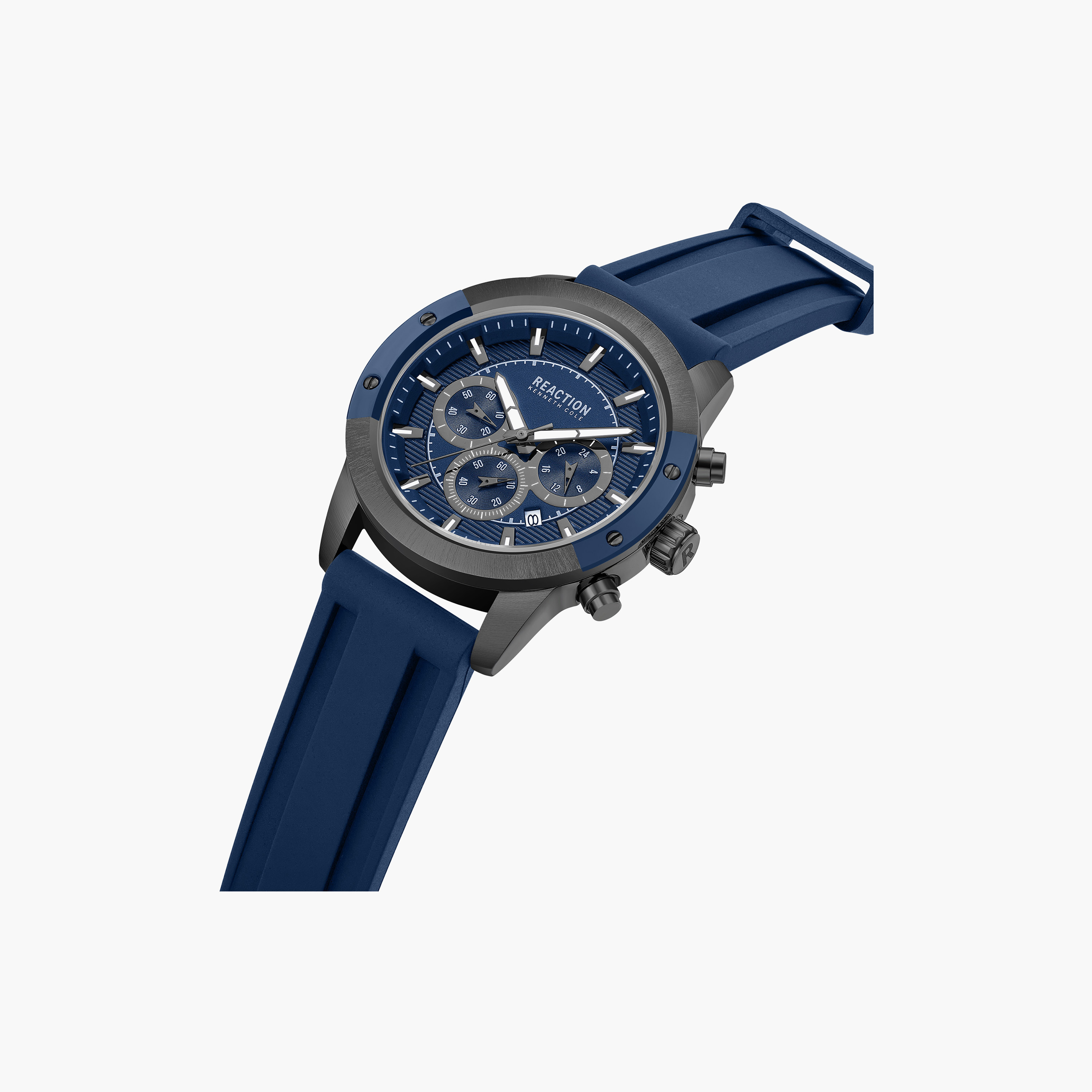 Kenneth Cole Men's Blue Round 45 MM Chronograph Watch | KRWGO0103603-men-watchesandjewellery-watches-image-2