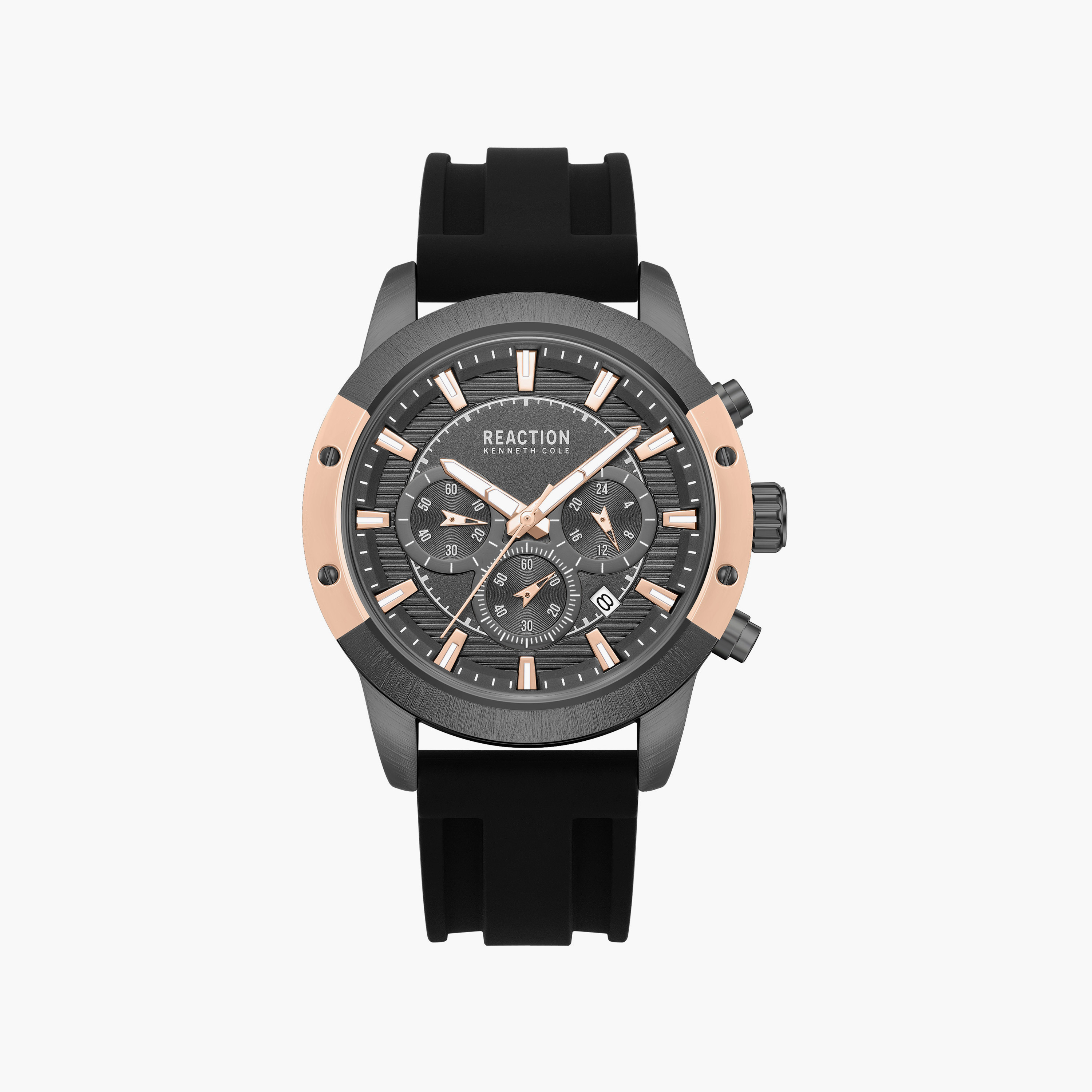 Kenneth Cole Men's Grey Round 45 MM Chronograph Watch | KRWGO0103604-men-watchesandjewellery-watches-image-1