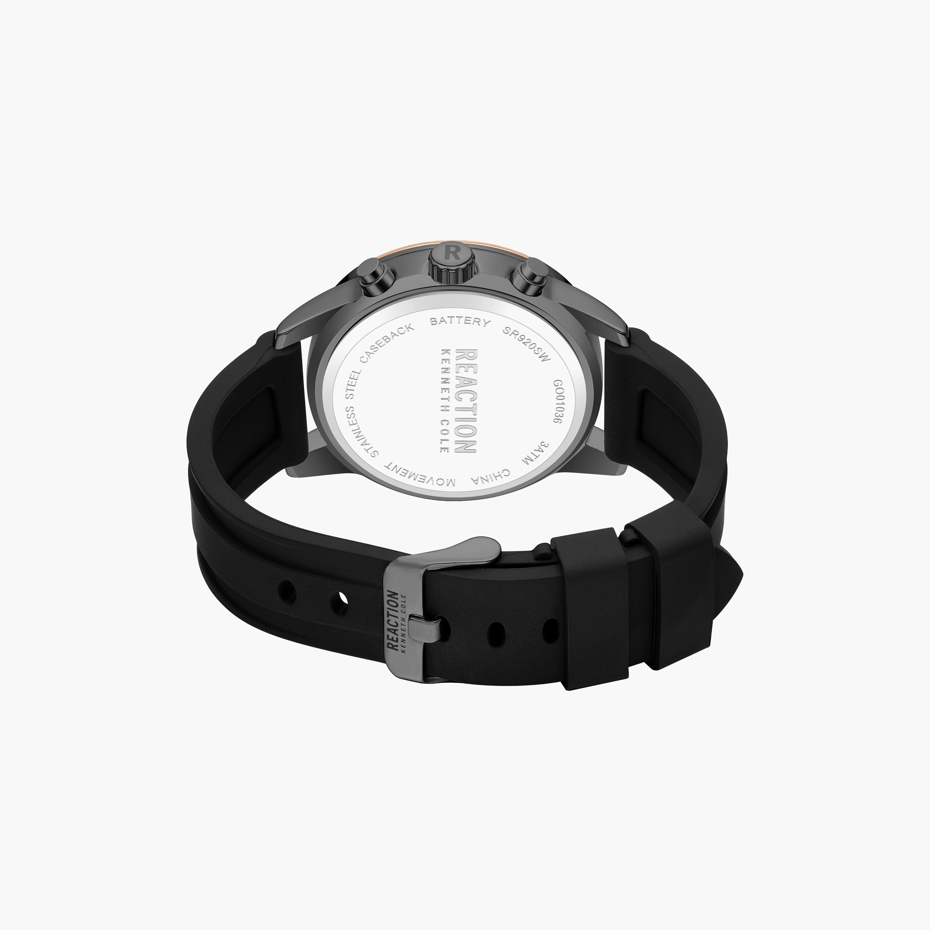 Kenneth Cole Men's Grey Round 45 MM Chronograph Watch | KRWGO0103604-men-watchesandjewellery-watches-image-3