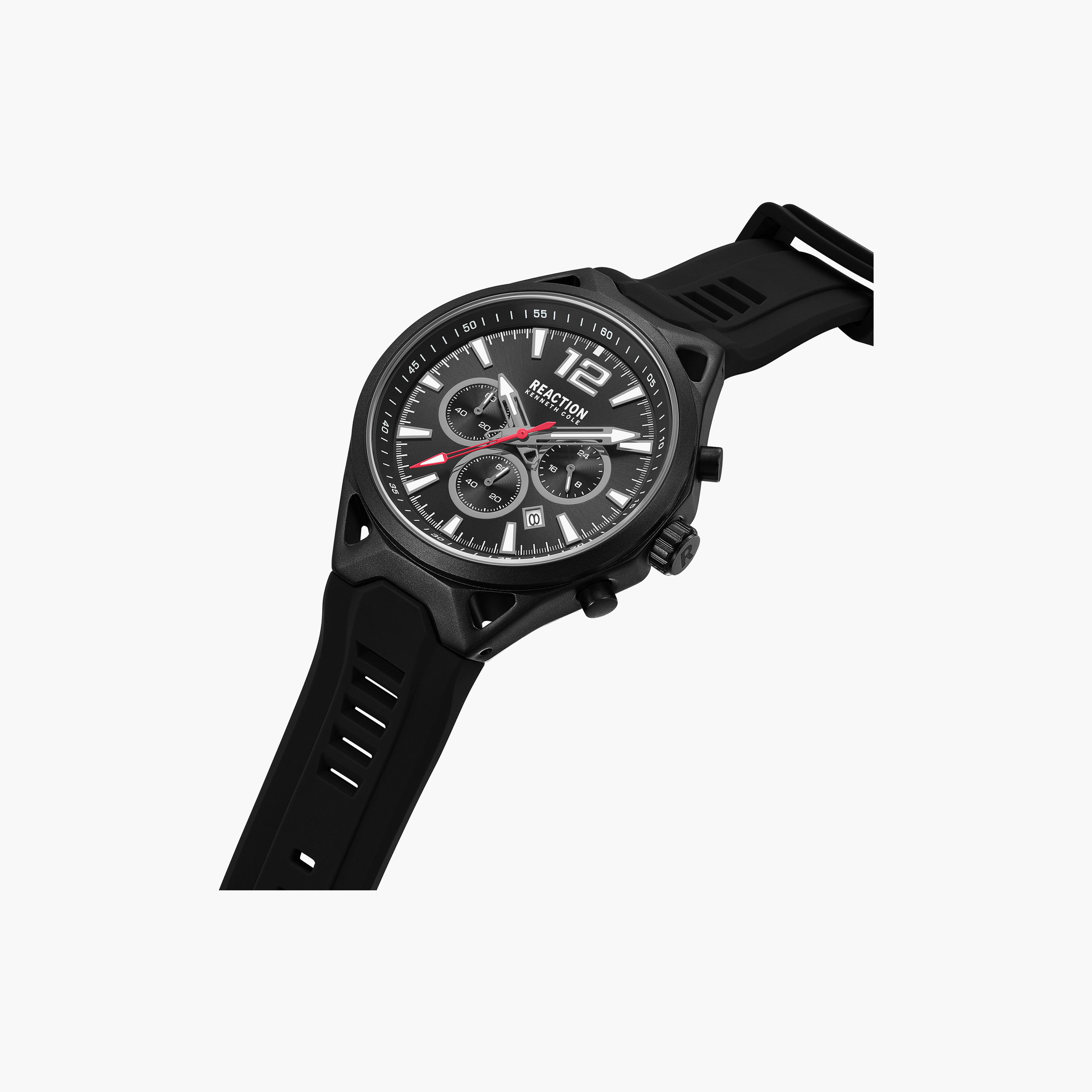 Kenneth Cole Men's Black Round 45 MM Chronograph Watch | KRWGO0103402-men-watchesandjewellery-watches-image-2
