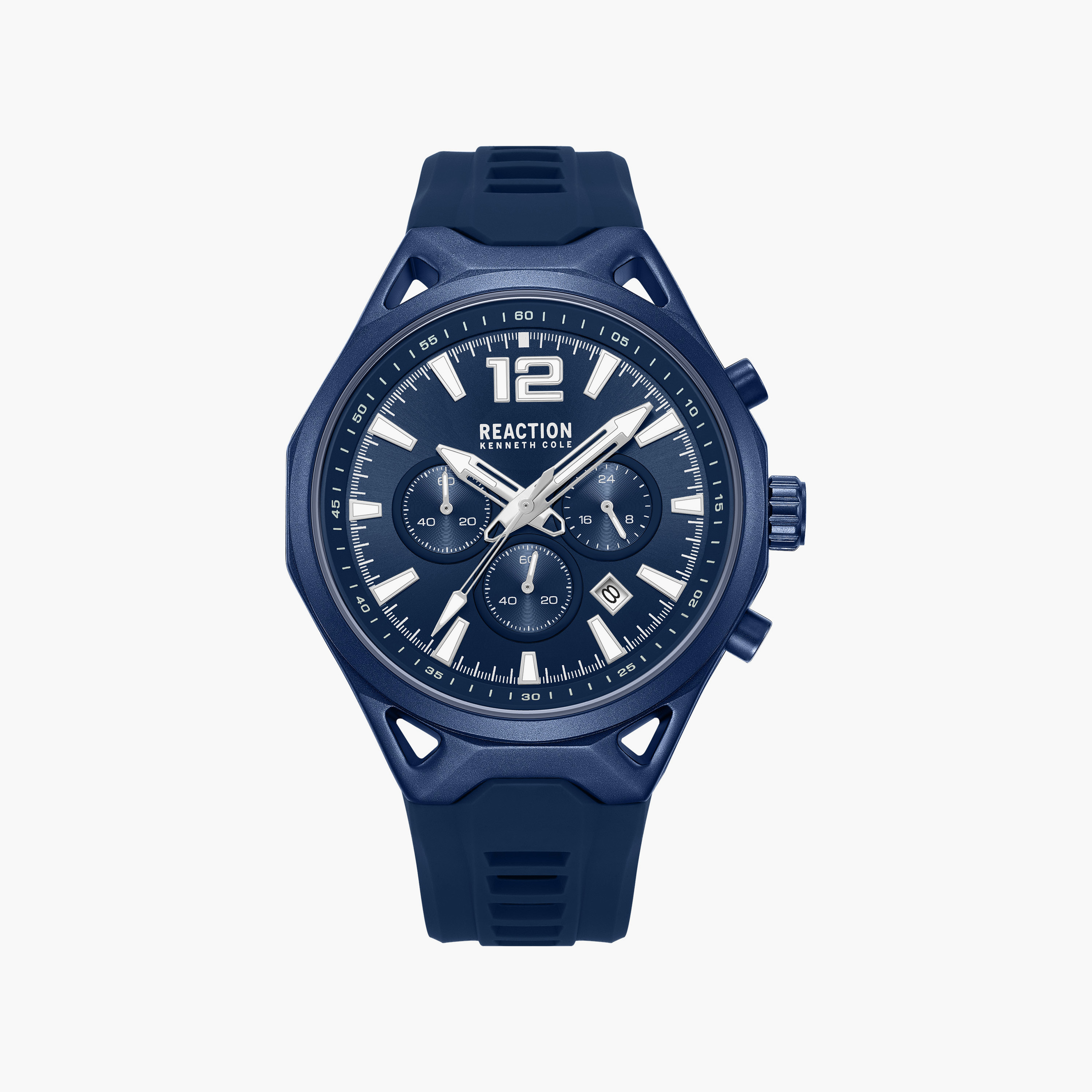 Kenneth Cole Men's Blue Round 45 MM Chronograph Watch | KRWGO0103404-men-watchesandjewellery-watches-image-1