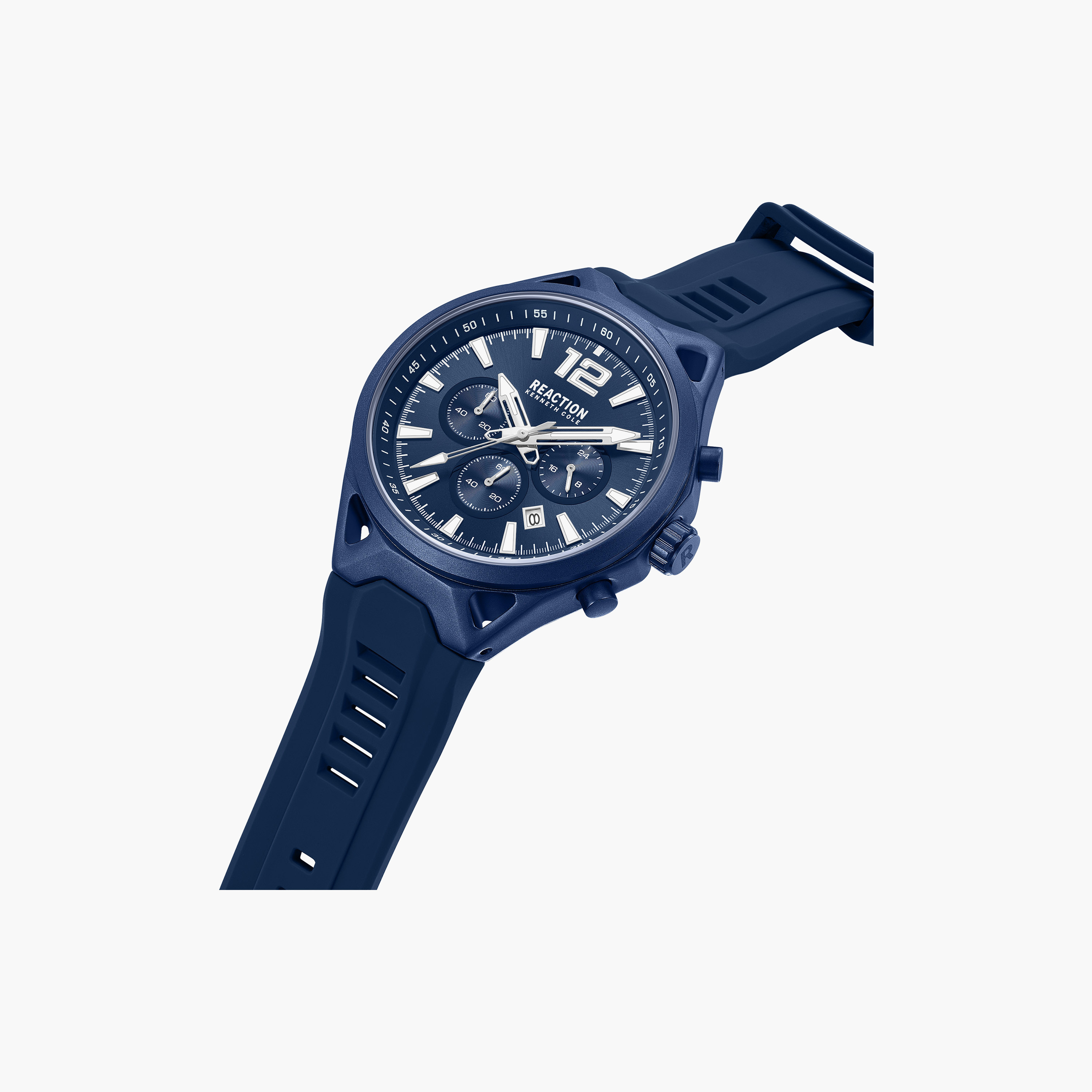 Kenneth Cole Men's Blue Round 45 MM Chronograph Watch | KRWGO0103404-men-watchesandjewellery-watches-image-2