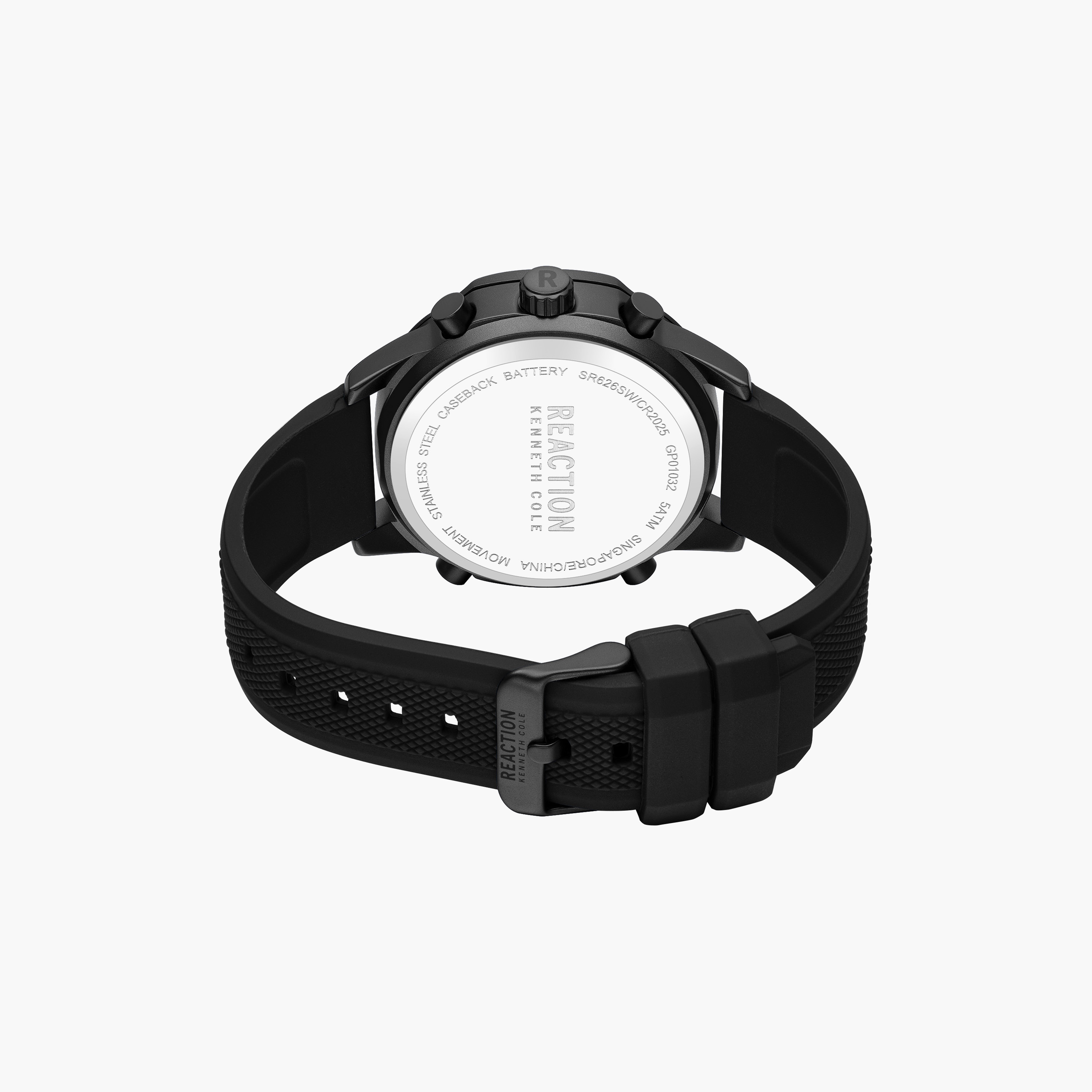 Kenneth Cole Men's Black Round 46 MM Analog/Digital Watch | KRWGP0103201-men-watchesandjewellery-watches-image-3