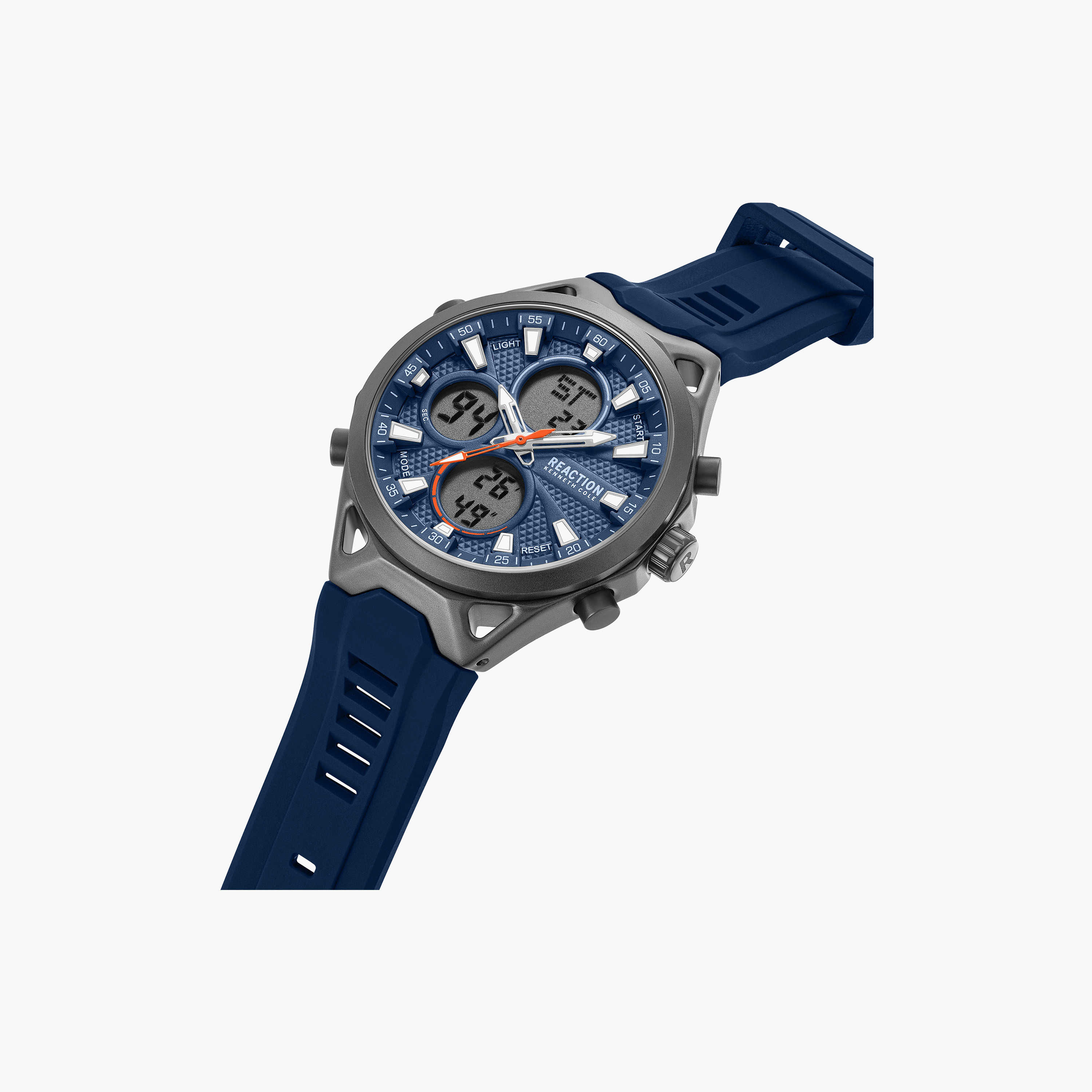 Kenneth Cole Men's Blue Round 45 MM Analog/Digital Watch | KRWGP0103301-men-watchesandjewellery-watches-image-2